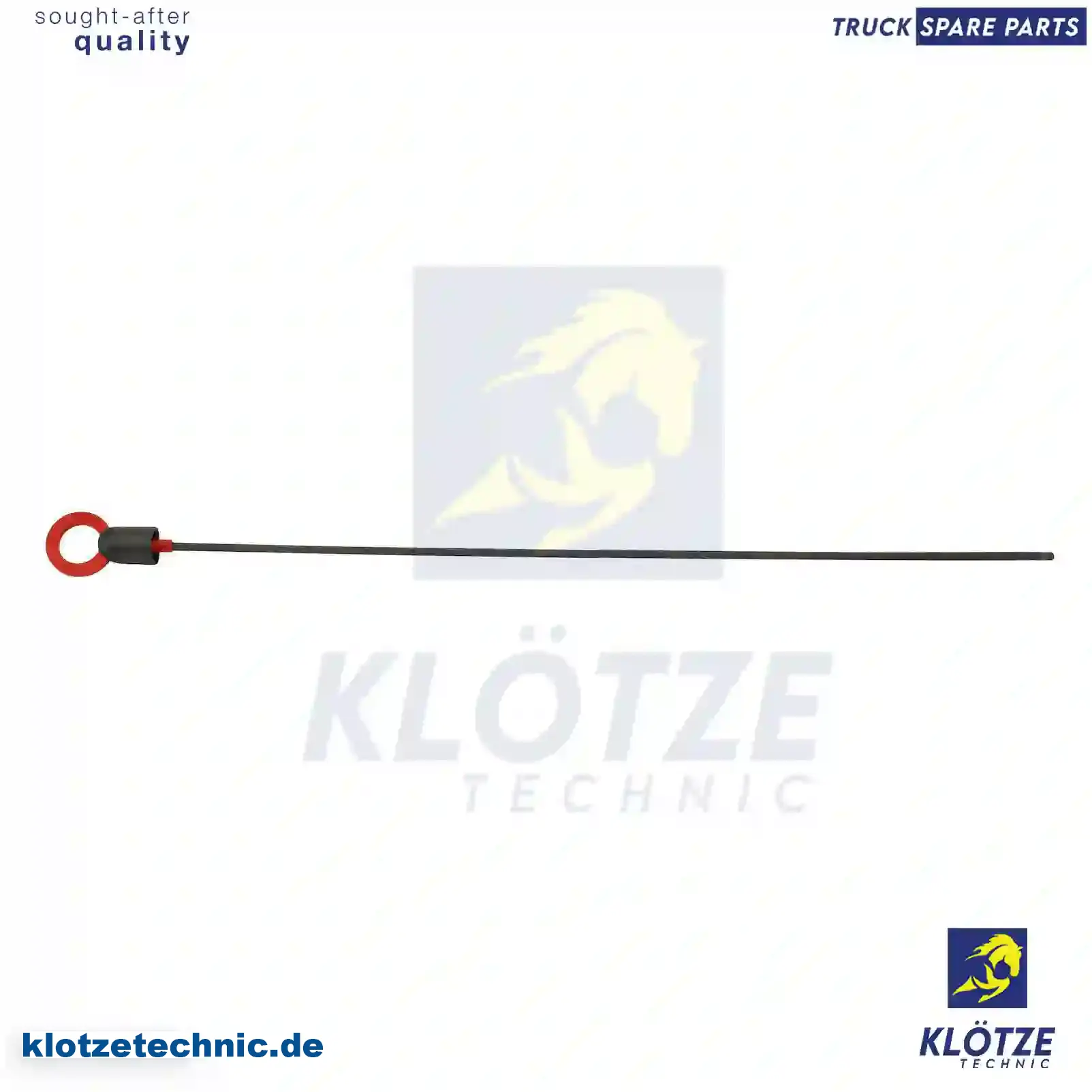 Oil Dipstick 3550101772, 3550101772 || Klötze Technic Spare Part | Engine, Accelerator Pedal, Camshaft, Connecting Rod, Crankcase, Crankshaft, Cylinder Head, Engine Suspension Mountings, Exhaust Manifold, Exhaust Gas Recirculation, Filter Kits, Flywheel Housing, General Overhaul Kits, Engine, Intake Manifold, Oil Cleaner, Oil Cooler, Oil Filter, Oil Pump, Oil Sump, Piston & Liner, Sensor & Switch, Timing Case, Turbocharger, Cooling System, Belt Tensioner, Coolant Filter, Coolant Pipe, Corrosion Prevention Agent, Drive, Expansion Tank, Fan, Intercooler, Monitors & Gauges, Radiator, Thermostat, V-Belt / Timing belt, Water Pump, Fuel System, Electronical Injector Unit, Feed Pump, Fuel Filter, cpl., Fuel Gauge Sender,  Fuel Line, Fuel Pump, Fuel Tank, Injection Line Kit, Injection Pump, Exhaust System, Clutch & Pedal, Gearbox, Propeller Shaft, Axles, Brake System, Hubs & Wheels, Suspension, Leaf Spring, Universal Parts / Accessories, Steering, Electrical System, Cabin