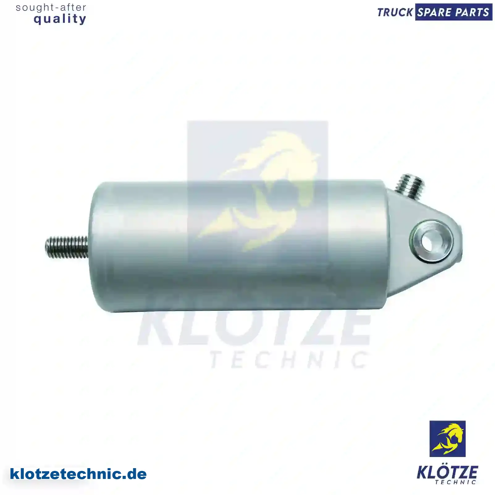 Cylinder, Exhaust Brake 0001400359, 0001400459, 0001400759, 0001400859, ZG50385-0008, 0001400359, 0001400459, 0001400759, 0001400859, ZG50385-0008 || Klötze Technic Spare Part | Engine, Accelerator Pedal, Camshaft, Connecting Rod, Crankcase, Crankshaft, Cylinder Head, Engine Suspension Mountings, Exhaust Manifold, Exhaust Gas Recirculation, Filter Kits, Flywheel Housing, General Overhaul Kits, Engine, Intake Manifold, Oil Cleaner, Oil Cooler, Oil Filter, Oil Pump, Oil Sump, Piston & Liner, Sensor & Switch, Timing Case, Turbocharger, Cooling System, Belt Tensioner, Coolant Filter, Coolant Pipe, Corrosion Prevention Agent, Drive, Expansion Tank, Fan, Intercooler, Monitors & Gauges, Radiator, Thermostat, V-Belt / Timing belt, Water Pump, Fuel System, Electronical Injector Unit, Feed Pump, Fuel Filter, cpl., Fuel Gauge Sender,  Fuel Line, Fuel Pump, Fuel Tank, Injection Line Kit, Injection Pump, Exhaust System, Clutch & Pedal, Gearbox, Propeller Shaft, Axles, Brake System, Hubs & Wheels, Suspension, Leaf Spring, Universal Parts / Accessories, Steering, Electrical System, Cabin