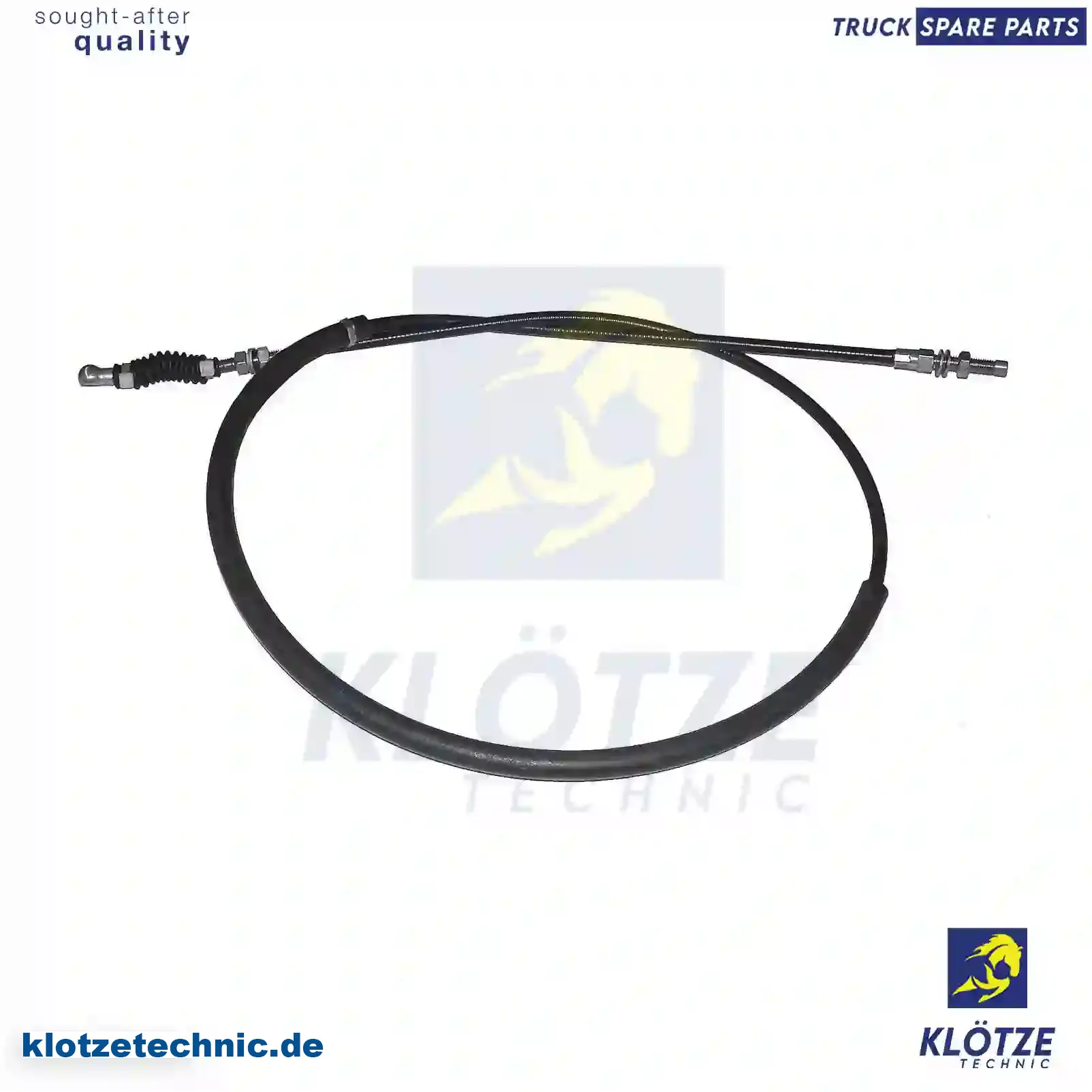 Throttle Cable, Hand Throttle Control 3813000330, 3813, 3813000330, 3813 || Klötze Technic Spare Part | Engine, Accelerator Pedal, Camshaft, Connecting Rod, Crankcase, Crankshaft, Cylinder Head, Engine Suspension Mountings, Exhaust Manifold, Exhaust Gas Recirculation, Filter Kits, Flywheel Housing, General Overhaul Kits, Engine, Intake Manifold, Oil Cleaner, Oil Cooler, Oil Filter, Oil Pump, Oil Sump, Piston & Liner, Sensor & Switch, Timing Case, Turbocharger, Cooling System, Belt Tensioner, Coolant Filter, Coolant Pipe, Corrosion Prevention Agent, Drive, Expansion Tank, Fan, Intercooler, Monitors & Gauges, Radiator, Thermostat, V-Belt / Timing belt, Water Pump, Fuel System, Electronical Injector Unit, Feed Pump, Fuel Filter, cpl., Fuel Gauge Sender,  Fuel Line, Fuel Pump, Fuel Tank, Injection Line Kit, Injection Pump, Exhaust System, Clutch & Pedal, Gearbox, Propeller Shaft, Axles, Brake System, Hubs & Wheels, Suspension, Leaf Spring, Universal Parts / Accessories, Steering, Electrical System, Cabin