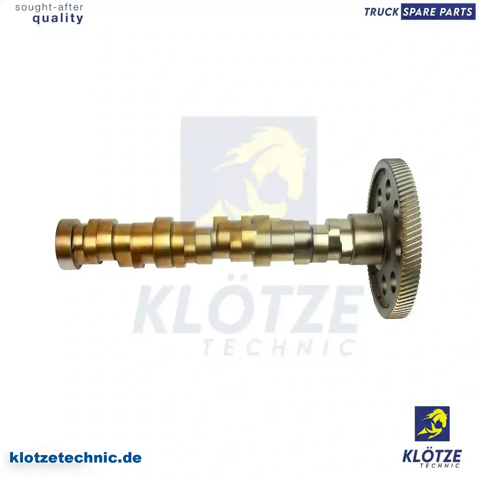 Camshaft  5410501601, 5410501801, 541050180180, 5410501601, 5410501801, 541050180180 || Klötze Technic Spare Part | Engine, Accelerator Pedal, Camshaft, Connecting Rod, Crankcase, Crankshaft, Cylinder Head, Engine Suspension Mountings, Exhaust Manifold, Exhaust Gas Recirculation, Filter Kits, Flywheel Housing, General Overhaul Kits, Engine, Intake Manifold, Oil Cleaner, Oil Cooler, Oil Filter, Oil Pump, Oil Sump, Piston & Liner, Sensor & Switch, Timing Case, Turbocharger, Cooling System, Belt Tensioner, Coolant Filter, Coolant Pipe, Corrosion Prevention Agent, Drive, Expansion Tank, Fan, Intercooler, Monitors & Gauges, Radiator, Thermostat, V-Belt / Timing belt, Water Pump, Fuel System, Electronical Injector Unit, Feed Pump, Fuel Filter, cpl., Fuel Gauge Sender,  Fuel Line, Fuel Pump, Fuel Tank, Injection Line Kit, Injection Pump, Exhaust System, Clutch & Pedal, Gearbox, Propeller Shaft, Axles, Brake System, Hubs & Wheels, Suspension, Leaf Spring, Universal Parts / Accessories, Steering, Electrical System, Cabin