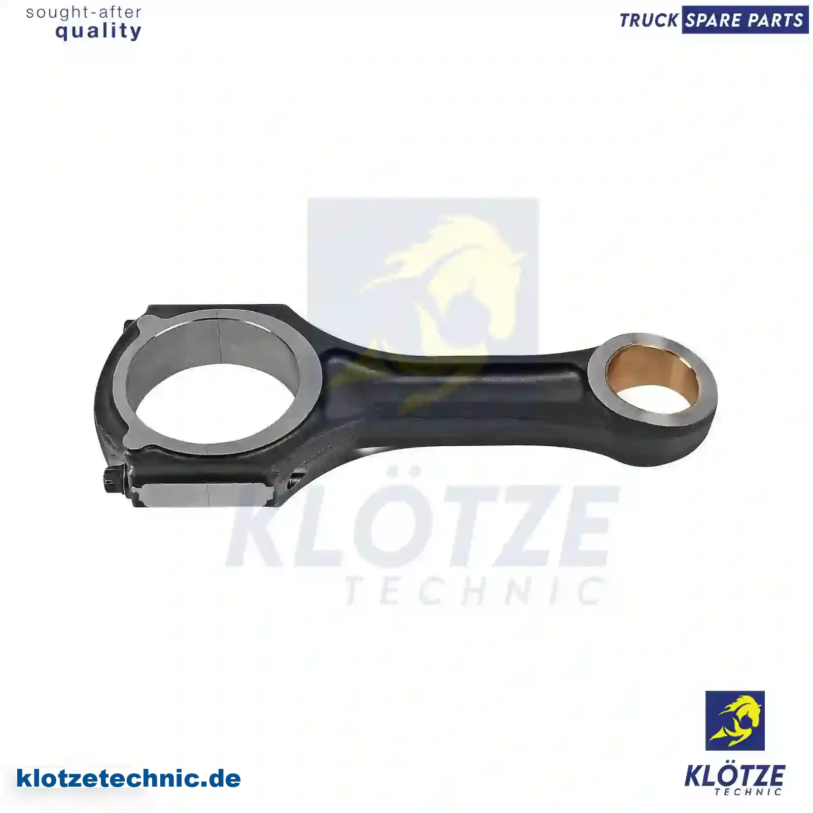 Connecting Rod, Conical Head 6510300020, ,, 6510300020, , || Klötze Technic Spare Part | Engine, Accelerator Pedal, Camshaft, Connecting Rod, Crankcase, Crankshaft, Cylinder Head, Engine Suspension Mountings, Exhaust Manifold, Exhaust Gas Recirculation, Filter Kits, Flywheel Housing, General Overhaul Kits, Engine, Intake Manifold, Oil Cleaner, Oil Cooler, Oil Filter, Oil Pump, Oil Sump, Piston & Liner, Sensor & Switch, Timing Case, Turbocharger, Cooling System, Belt Tensioner, Coolant Filter, Coolant Pipe, Corrosion Prevention Agent, Drive, Expansion Tank, Fan, Intercooler, Monitors & Gauges, Radiator, Thermostat, V-Belt / Timing belt, Water Pump, Fuel System, Electronical Injector Unit, Feed Pump, Fuel Filter, cpl., Fuel Gauge Sender,  Fuel Line, Fuel Pump, Fuel Tank, Injection Line Kit, Injection Pump, Exhaust System, Clutch & Pedal, Gearbox, Propeller Shaft, Axles, Brake System, Hubs & Wheels, Suspension, Leaf Spring, Universal Parts / Accessories, Steering, Electrical System, Cabin