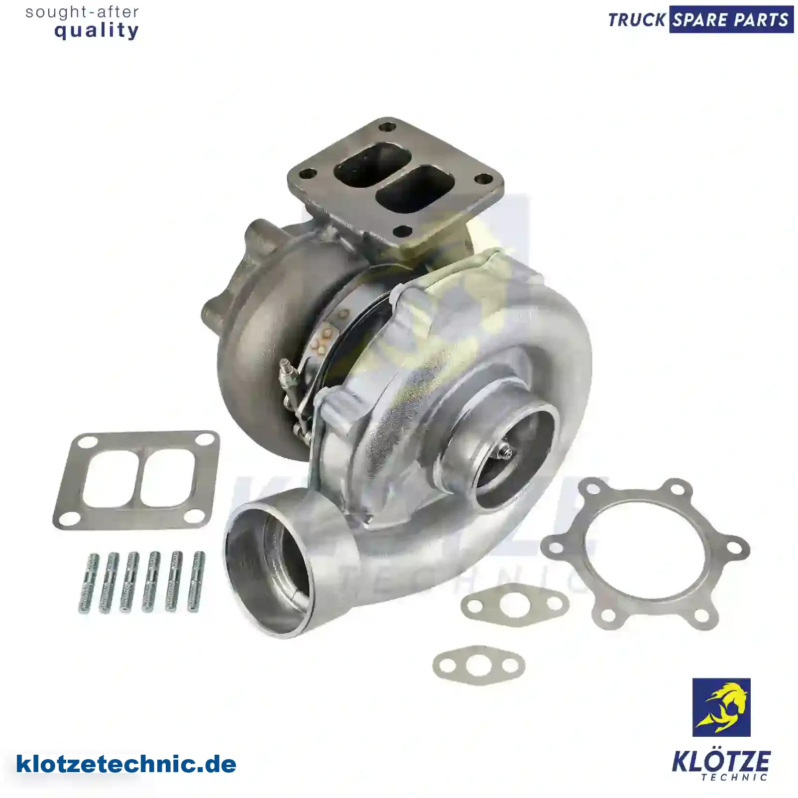 Turbocharger, With Gasket Kit 10571595, 1107962, 1114892, 1115567, 1115749, 1305188, 1571595, 571595, 10571595, 1107962, 1114892, 1115567, 1115749, 1305188, 1571595, 571595 || Klötze Technic Spare Part | Engine, Accelerator Pedal, Camshaft, Connecting Rod, Crankcase, Crankshaft, Cylinder Head, Engine Suspension Mountings, Exhaust Manifold, Exhaust Gas Recirculation, Filter Kits, Flywheel Housing, General Overhaul Kits, Engine, Intake Manifold, Oil Cleaner, Oil Cooler, Oil Filter, Oil Pump, Oil Sump, Piston & Liner, Sensor & Switch, Timing Case, Turbocharger, Cooling System, Belt Tensioner, Coolant Filter, Coolant Pipe, Corrosion Prevention Agent, Drive, Expansion Tank, Fan, Intercooler, Monitors & Gauges, Radiator, Thermostat, V-Belt / Timing belt, Water Pump, Fuel System, Electronical Injector Unit, Feed Pump, Fuel Filter, cpl., Fuel Gauge Sender,  Fuel Line, Fuel Pump, Fuel Tank, Injection Line Kit, Injection Pump, Exhaust System, Clutch & Pedal, Gearbox, Propeller Shaft, Axles, Brake System, Hubs & Wheels, Suspension, Leaf Spring, Universal Parts / Accessories, Steering, Electrical System, Cabin