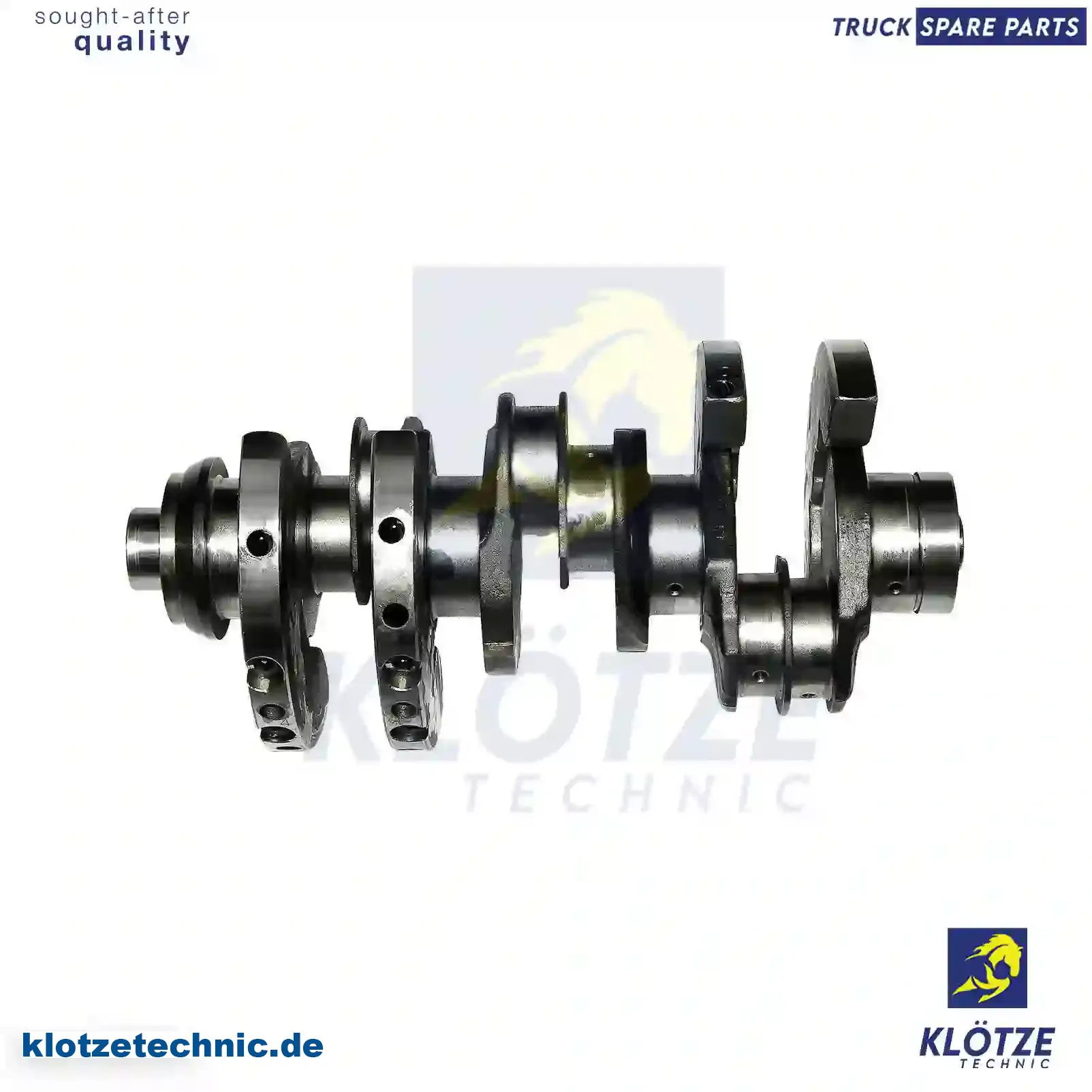 Crankshaft 5420300101, 5420300501, 5420301301, 5420302201, 5420300101, 5420300501, 5420301301, 5420302201 || Klötze Technic Spare Part | Engine, Accelerator Pedal, Camshaft, Connecting Rod, Crankcase, Crankshaft, Cylinder Head, Engine Suspension Mountings, Exhaust Manifold, Exhaust Gas Recirculation, Filter Kits, Flywheel Housing, General Overhaul Kits, Engine, Intake Manifold, Oil Cleaner, Oil Cooler, Oil Filter, Oil Pump, Oil Sump, Piston & Liner, Sensor & Switch, Timing Case, Turbocharger, Cooling System, Belt Tensioner, Coolant Filter, Coolant Pipe, Corrosion Prevention Agent, Drive, Expansion Tank, Fan, Intercooler, Monitors & Gauges, Radiator, Thermostat, V-Belt / Timing belt, Water Pump, Fuel System, Electronical Injector Unit, Feed Pump, Fuel Filter, cpl., Fuel Gauge Sender,  Fuel Line, Fuel Pump, Fuel Tank, Injection Line Kit, Injection Pump, Exhaust System, Clutch & Pedal, Gearbox, Propeller Shaft, Axles, Brake System, Hubs & Wheels, Suspension, Leaf Spring, Universal Parts / Accessories, Steering, Electrical System, Cabin