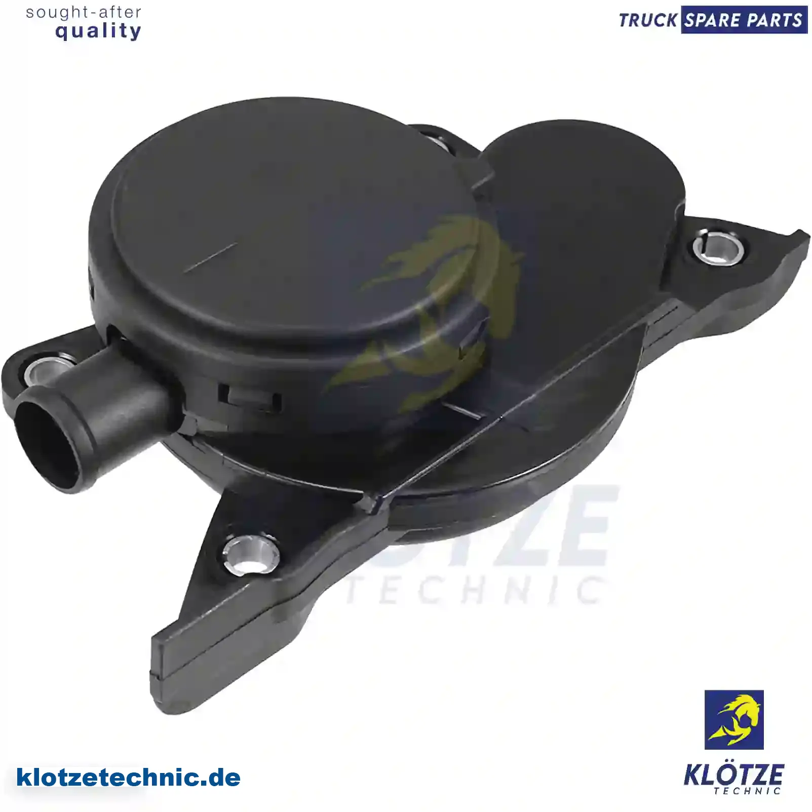 Oil Separator 6110160334, 6110160334 || Klötze Technic Spare Part | Engine, Accelerator Pedal, Camshaft, Connecting Rod, Crankcase, Crankshaft, Cylinder Head, Engine Suspension Mountings, Exhaust Manifold, Exhaust Gas Recirculation, Filter Kits, Flywheel Housing, General Overhaul Kits, Engine, Intake Manifold, Oil Cleaner, Oil Cooler, Oil Filter, Oil Pump, Oil Sump, Piston & Liner, Sensor & Switch, Timing Case, Turbocharger, Cooling System, Belt Tensioner, Coolant Filter, Coolant Pipe, Corrosion Prevention Agent, Drive, Expansion Tank, Fan, Intercooler, Monitors & Gauges, Radiator, Thermostat, V-Belt / Timing belt, Water Pump, Fuel System, Electronical Injector Unit, Feed Pump, Fuel Filter, cpl., Fuel Gauge Sender,  Fuel Line, Fuel Pump, Fuel Tank, Injection Line Kit, Injection Pump, Exhaust System, Clutch & Pedal, Gearbox, Propeller Shaft, Axles, Brake System, Hubs & Wheels, Suspension, Leaf Spring, Universal Parts / Accessories, Steering, Electrical System, Cabin