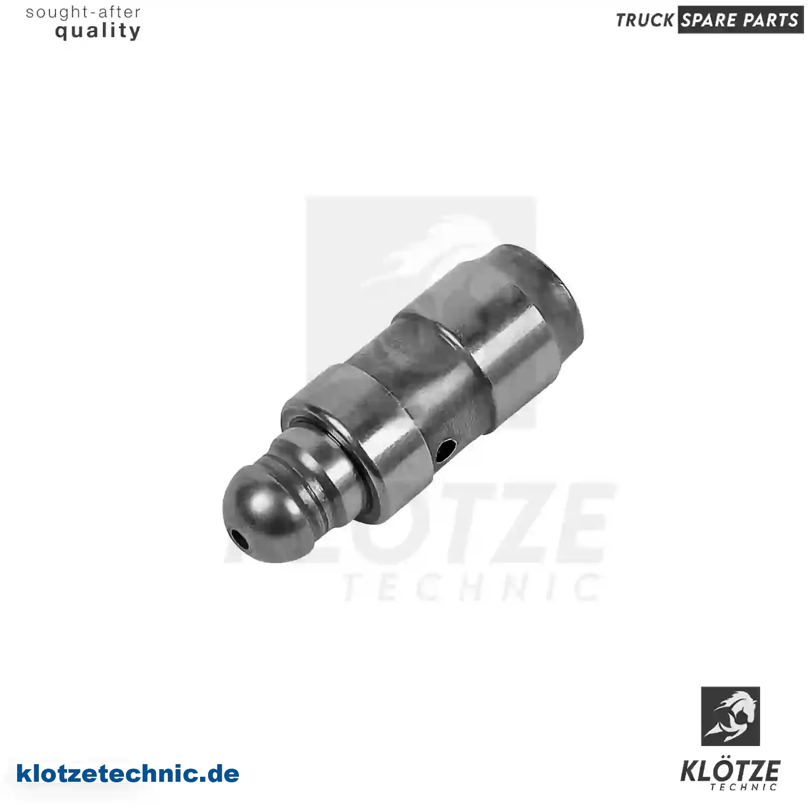 Valve Tappet 6510500080, , ,, 6510500080, , , || Klötze Technic Spare Part | Engine, Accelerator Pedal, Camshaft, Connecting Rod, Crankcase, Crankshaft, Cylinder Head, Engine Suspension Mountings, Exhaust Manifold, Exhaust Gas Recirculation, Filter Kits, Flywheel Housing, General Overhaul Kits, Engine, Intake Manifold, Oil Cleaner, Oil Cooler, Oil Filter, Oil Pump, Oil Sump, Piston & Liner, Sensor & Switch, Timing Case, Turbocharger, Cooling System, Belt Tensioner, Coolant Filter, Coolant Pipe, Corrosion Prevention Agent, Drive, Expansion Tank, Fan, Intercooler, Monitors & Gauges, Radiator, Thermostat, V-Belt / Timing belt, Water Pump, Fuel System, Electronical Injector Unit, Feed Pump, Fuel Filter, cpl., Fuel Gauge Sender,  Fuel Line, Fuel Pump, Fuel Tank, Injection Line Kit, Injection Pump, Exhaust System, Clutch & Pedal, Gearbox, Propeller Shaft, Axles, Brake System, Hubs & Wheels, Suspension, Leaf Spring, Universal Parts / Accessories, Steering, Electrical System, Cabin