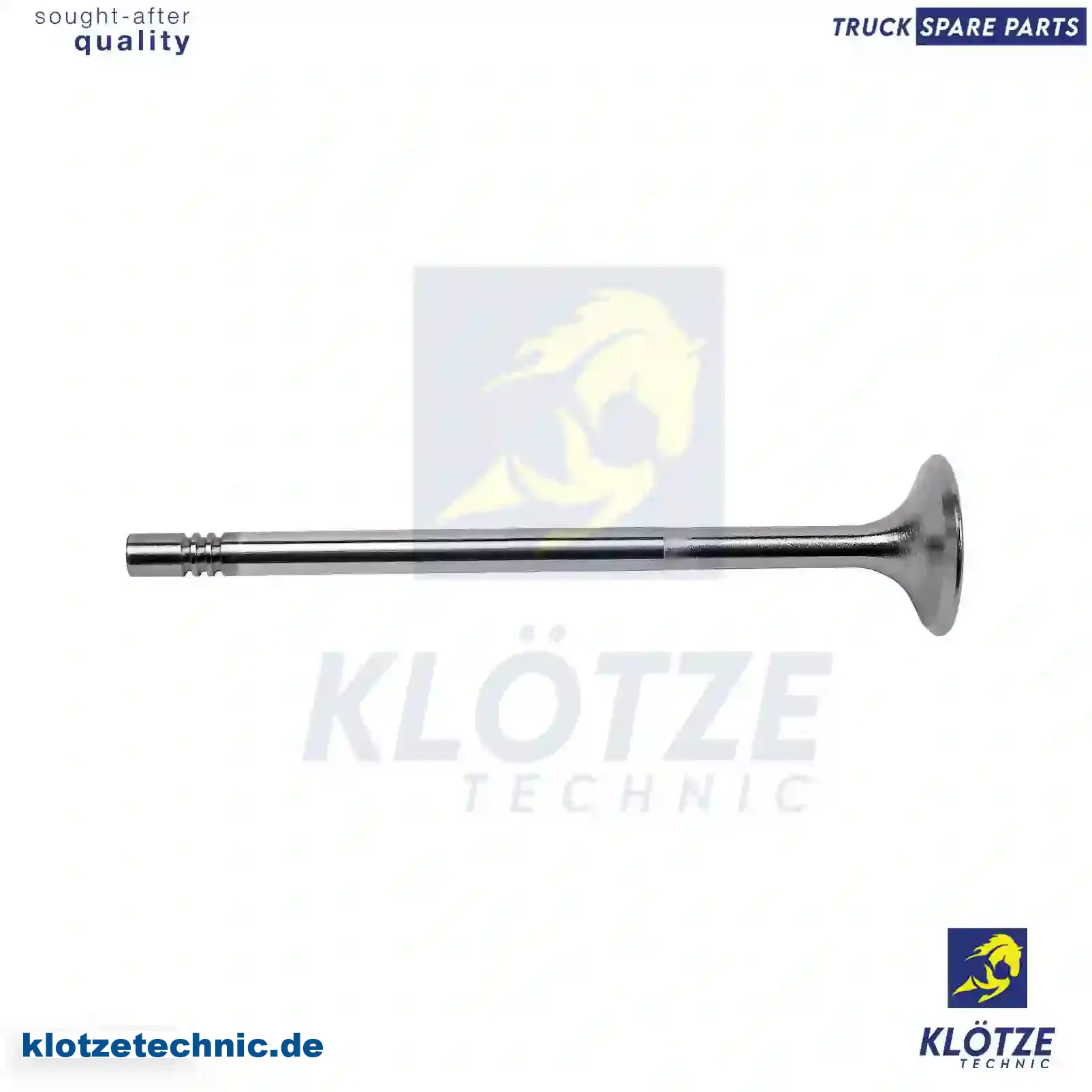 Exhaust Valve 6510500127, , ,, 6510500127, , , || Klötze Technic Spare Part | Engine, Accelerator Pedal, Camshaft, Connecting Rod, Crankcase, Crankshaft, Cylinder Head, Engine Suspension Mountings, Exhaust Manifold, Exhaust Gas Recirculation, Filter Kits, Flywheel Housing, General Overhaul Kits, Engine, Intake Manifold, Oil Cleaner, Oil Cooler, Oil Filter, Oil Pump, Oil Sump, Piston & Liner, Sensor & Switch, Timing Case, Turbocharger, Cooling System, Belt Tensioner, Coolant Filter, Coolant Pipe, Corrosion Prevention Agent, Drive, Expansion Tank, Fan, Intercooler, Monitors & Gauges, Radiator, Thermostat, V-Belt / Timing belt, Water Pump, Fuel System, Electronical Injector Unit, Feed Pump, Fuel Filter, cpl., Fuel Gauge Sender,  Fuel Line, Fuel Pump, Fuel Tank, Injection Line Kit, Injection Pump, Exhaust System, Clutch & Pedal, Gearbox, Propeller Shaft, Axles, Brake System, Hubs & Wheels, Suspension, Leaf Spring, Universal Parts / Accessories, Steering, Electrical System, Cabin