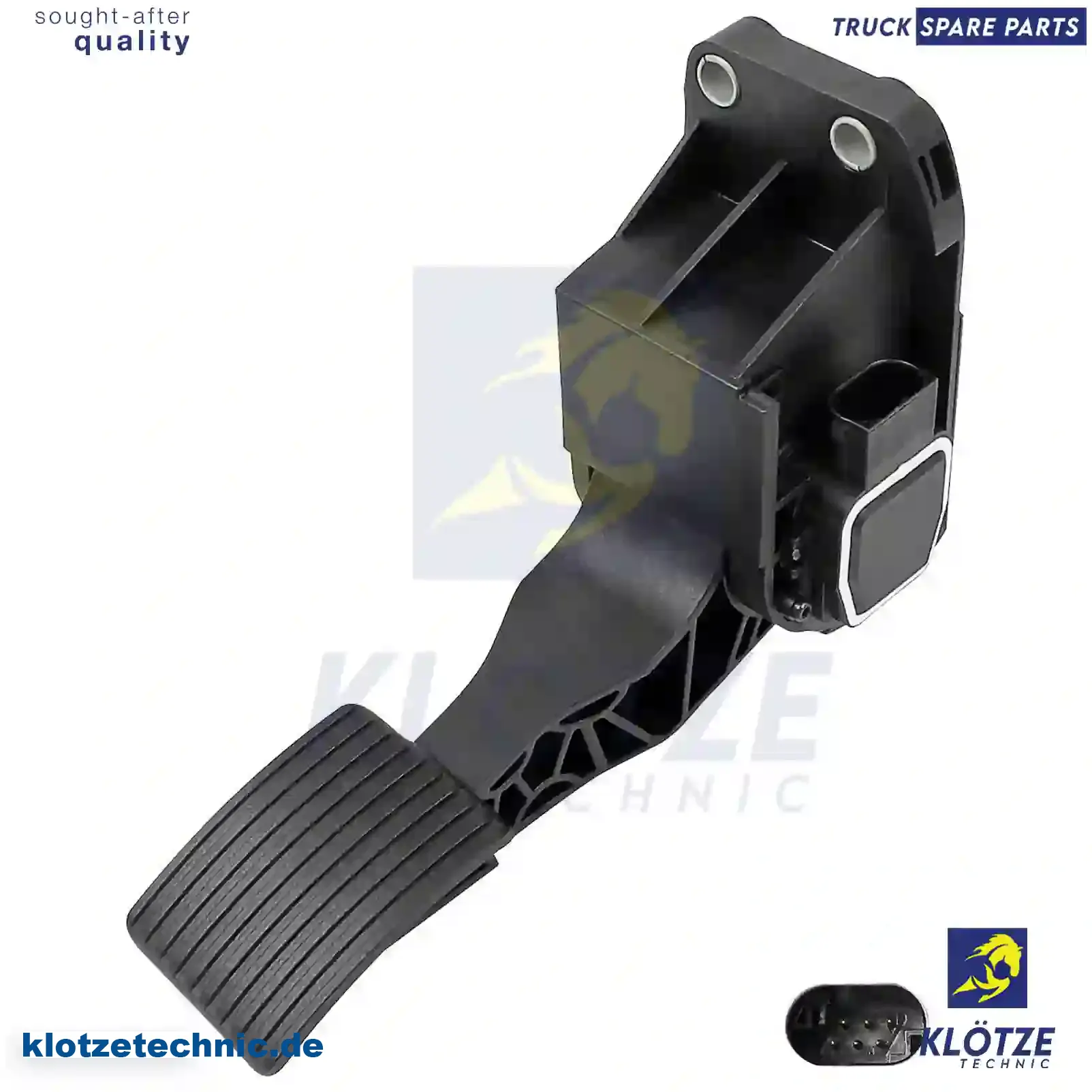 Accelerator Pedal, With Sensor 9403000004, 9603000004, ZG60015-0008, 9403000004, 9603000004, ZG60015-0008 || Klötze Technic Spare Part | Engine, Accelerator Pedal, Camshaft, Connecting Rod, Crankcase, Crankshaft, Cylinder Head, Engine Suspension Mountings, Exhaust Manifold, Exhaust Gas Recirculation, Filter Kits, Flywheel Housing, General Overhaul Kits, Engine, Intake Manifold, Oil Cleaner, Oil Cooler, Oil Filter, Oil Pump, Oil Sump, Piston & Liner, Sensor & Switch, Timing Case, Turbocharger, Cooling System, Belt Tensioner, Coolant Filter, Coolant Pipe, Corrosion Prevention Agent, Drive, Expansion Tank, Fan, Intercooler, Monitors & Gauges, Radiator, Thermostat, V-Belt / Timing belt, Water Pump, Fuel System, Electronical Injector Unit, Feed Pump, Fuel Filter, cpl., Fuel Gauge Sender,  Fuel Line, Fuel Pump, Fuel Tank, Injection Line Kit, Injection Pump, Exhaust System, Clutch & Pedal, Gearbox, Propeller Shaft, Axles, Brake System, Hubs & Wheels, Suspension, Leaf Spring, Universal Parts / Accessories, Steering, Electrical System, Cabin