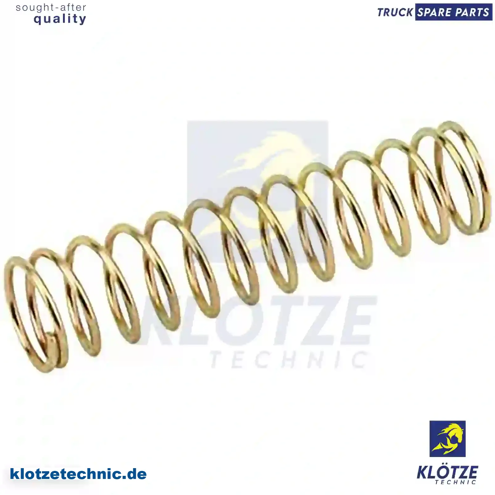 Spring 3149930201, ,, 3149930201, , || Klötze Technic Spare Part | Engine, Accelerator Pedal, Camshaft, Connecting Rod, Crankcase, Crankshaft, Cylinder Head, Engine Suspension Mountings, Exhaust Manifold, Exhaust Gas Recirculation, Filter Kits, Flywheel Housing, General Overhaul Kits, Engine, Intake Manifold, Oil Cleaner, Oil Cooler, Oil Filter, Oil Pump, Oil Sump, Piston & Liner, Sensor & Switch, Timing Case, Turbocharger, Cooling System, Belt Tensioner, Coolant Filter, Coolant Pipe, Corrosion Prevention Agent, Drive, Expansion Tank, Fan, Intercooler, Monitors & Gauges, Radiator, Thermostat, V-Belt / Timing belt, Water Pump, Fuel System, Electronical Injector Unit, Feed Pump, Fuel Filter, cpl., Fuel Gauge Sender,  Fuel Line, Fuel Pump, Fuel Tank, Injection Line Kit, Injection Pump, Exhaust System, Clutch & Pedal, Gearbox, Propeller Shaft, Axles, Brake System, Hubs & Wheels, Suspension, Leaf Spring, Universal Parts / Accessories, Steering, Electrical System, Cabin