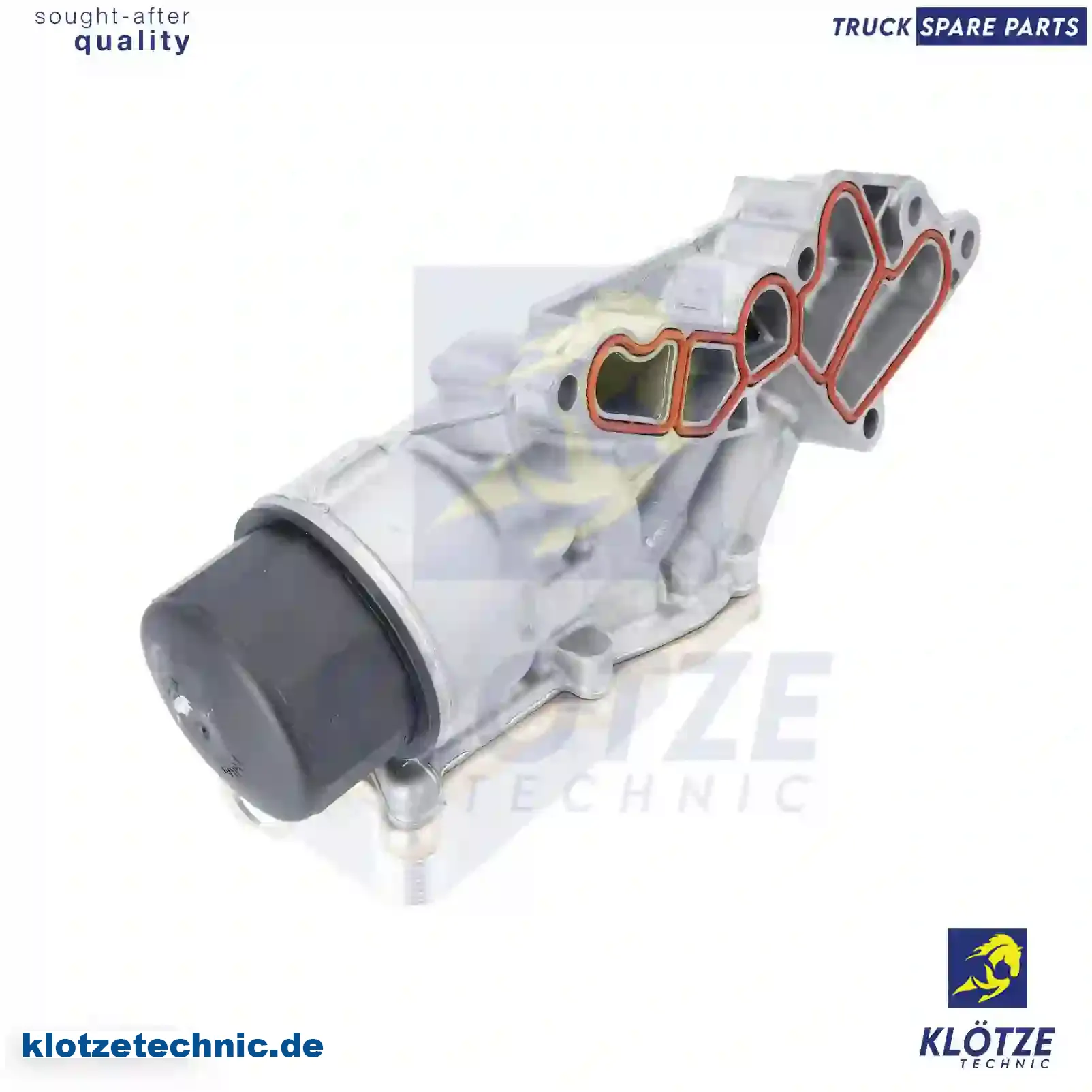 Oil Filter Housing, Complete With Oil Cooler 2721800410, 27218, 2721800410, 27218 || Klötze Technic Spare Part | Engine, Accelerator Pedal, Camshaft, Connecting Rod, Crankcase, Crankshaft, Cylinder Head, Engine Suspension Mountings, Exhaust Manifold, Exhaust Gas Recirculation, Filter Kits, Flywheel Housing, General Overhaul Kits, Engine, Intake Manifold, Oil Cleaner, Oil Cooler, Oil Filter, Oil Pump, Oil Sump, Piston & Liner, Sensor & Switch, Timing Case, Turbocharger, Cooling System, Belt Tensioner, Coolant Filter, Coolant Pipe, Corrosion Prevention Agent, Drive, Expansion Tank, Fan, Intercooler, Monitors & Gauges, Radiator, Thermostat, V-Belt / Timing belt, Water Pump, Fuel System, Electronical Injector Unit, Feed Pump, Fuel Filter, cpl., Fuel Gauge Sender,  Fuel Line, Fuel Pump, Fuel Tank, Injection Line Kit, Injection Pump, Exhaust System, Clutch & Pedal, Gearbox, Propeller Shaft, Axles, Brake System, Hubs & Wheels, Suspension, Leaf Spring, Universal Parts / Accessories, Steering, Electrical System, Cabin