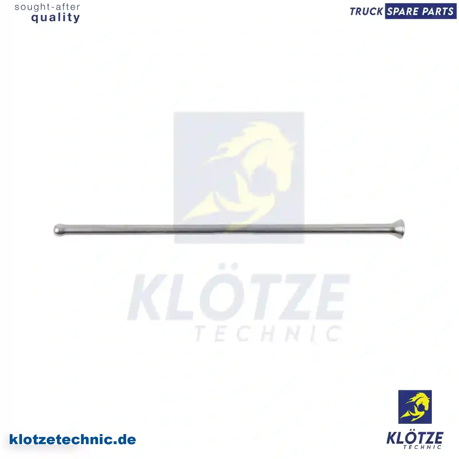 Push Rod 04734816, 4734816, 99432740, 04734816, 4734816, 99432740 || Klötze Technic Spare Part | Engine, Accelerator Pedal, Camshaft, Connecting Rod, Crankcase, Crankshaft, Cylinder Head, Engine Suspension Mountings, Exhaust Manifold, Exhaust Gas Recirculation, Filter Kits, Flywheel Housing, General Overhaul Kits, Engine, Intake Manifold, Oil Cleaner, Oil Cooler, Oil Filter, Oil Pump, Oil Sump, Piston & Liner, Sensor & Switch, Timing Case, Turbocharger, Cooling System, Belt Tensioner, Coolant Filter, Coolant Pipe, Corrosion Prevention Agent, Drive, Expansion Tank, Fan, Intercooler, Monitors & Gauges, Radiator, Thermostat, V-Belt / Timing belt, Water Pump, Fuel System, Electronical Injector Unit, Feed Pump, Fuel Filter, cpl., Fuel Gauge Sender,  Fuel Line, Fuel Pump, Fuel Tank, Injection Line Kit, Injection Pump, Exhaust System, Clutch & Pedal, Gearbox, Propeller Shaft, Axles, Brake System, Hubs & Wheels, Suspension, Leaf Spring, Universal Parts / Accessories, Steering, Electrical System, Cabin