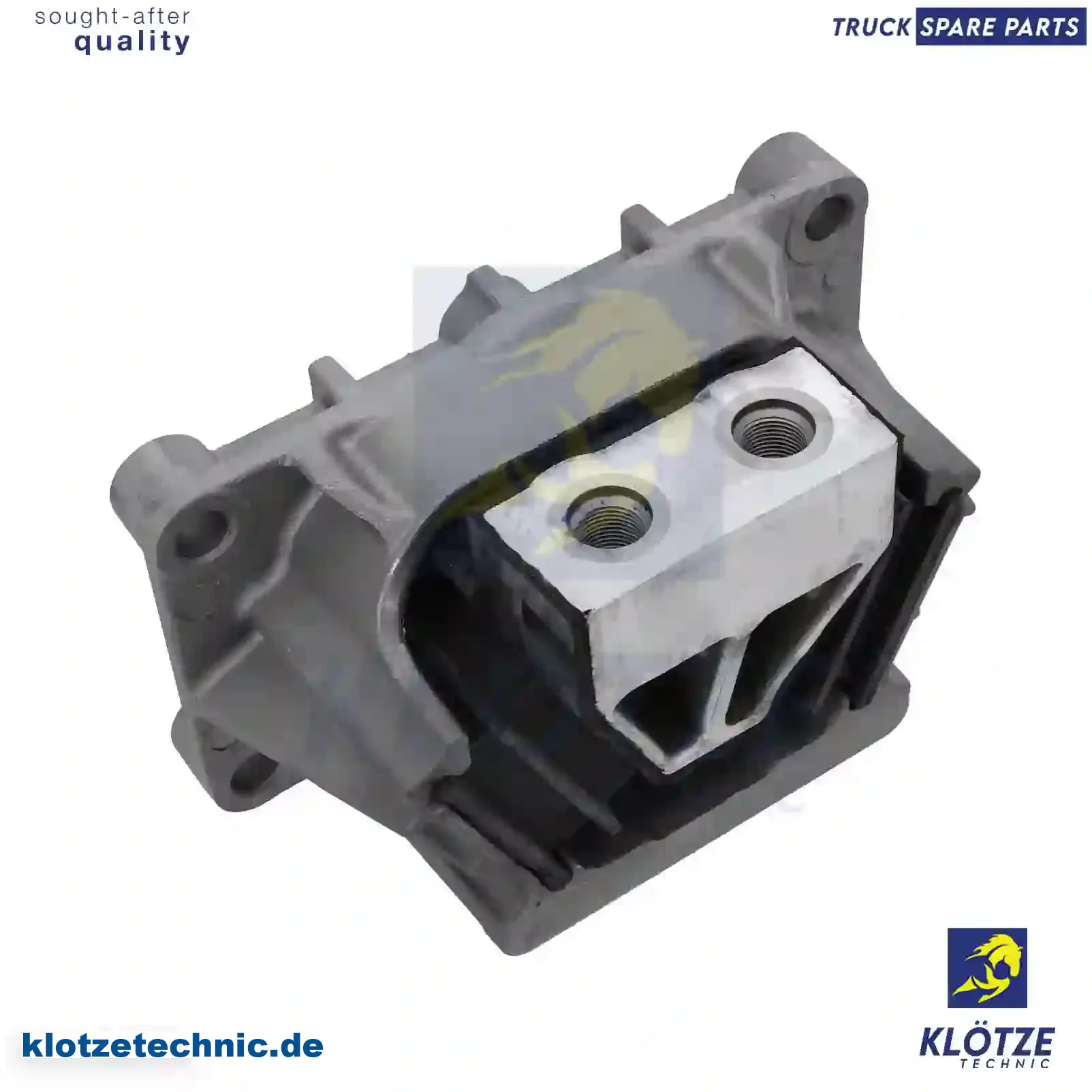 Engine Mounting 9412411113, 9412414113, 9412415113, 941241511305, 9412417113, 9412411113, 9412414113, 9412415113, 941241511305, 9412417113 || Klötze Technic Spare Part | Engine, Accelerator Pedal, Camshaft, Connecting Rod, Crankcase, Crankshaft, Cylinder Head, Engine Suspension Mountings, Exhaust Manifold, Exhaust Gas Recirculation, Filter Kits, Flywheel Housing, General Overhaul Kits, Engine, Intake Manifold, Oil Cleaner, Oil Cooler, Oil Filter, Oil Pump, Oil Sump, Piston & Liner, Sensor & Switch, Timing Case, Turbocharger, Cooling System, Belt Tensioner, Coolant Filter, Coolant Pipe, Corrosion Prevention Agent, Drive, Expansion Tank, Fan, Intercooler, Monitors & Gauges, Radiator, Thermostat, V-Belt / Timing belt, Water Pump, Fuel System, Electronical Injector Unit, Feed Pump, Fuel Filter, cpl., Fuel Gauge Sender,  Fuel Line, Fuel Pump, Fuel Tank, Injection Line Kit, Injection Pump, Exhaust System, Clutch & Pedal, Gearbox, Propeller Shaft, Axles, Brake System, Hubs & Wheels, Suspension, Leaf Spring, Universal Parts / Accessories, Steering, Electrical System, Cabin