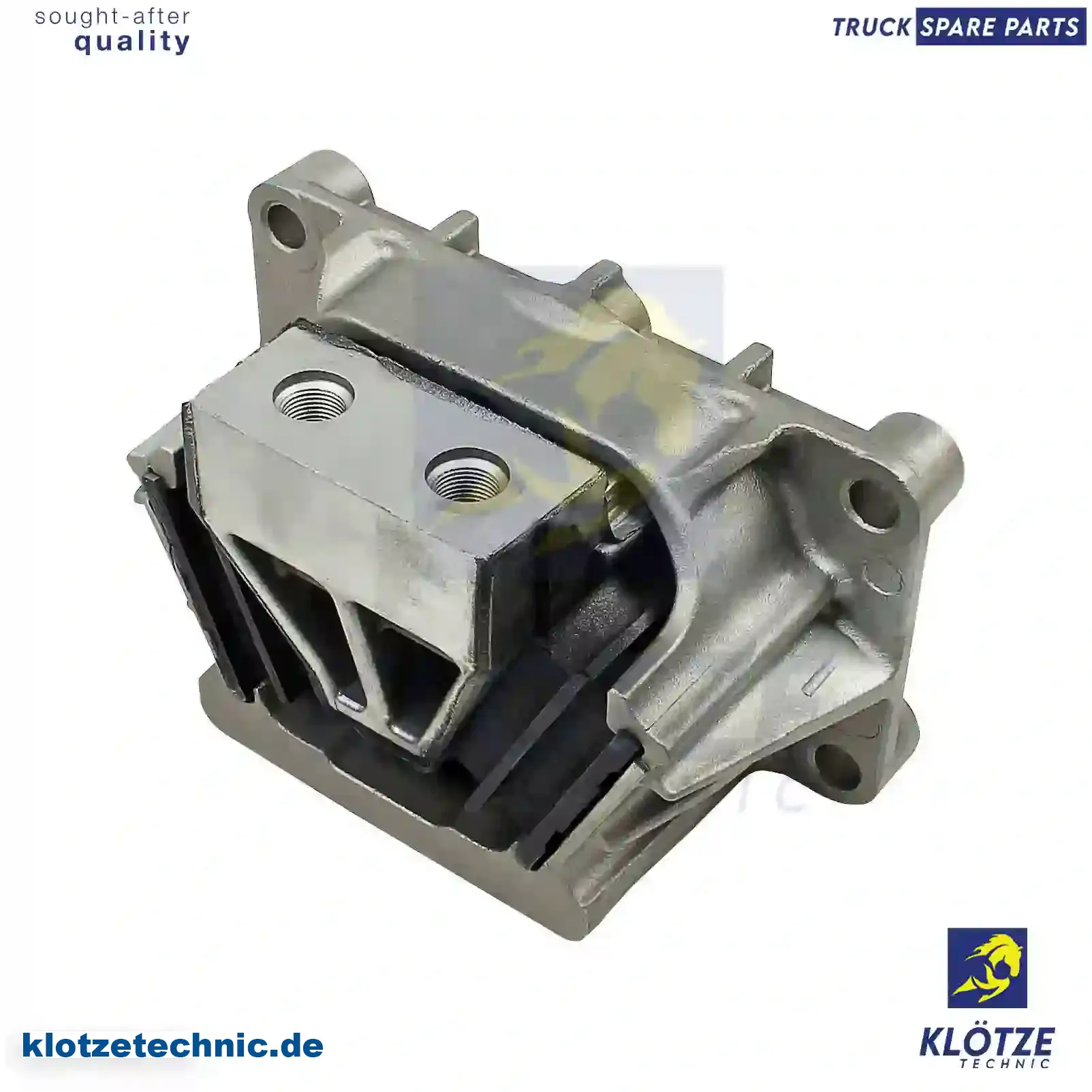 Engine Mounting 9412415413, 9412417413, , ,, 9412415413, 9412417413, , , || Klötze Technic Spare Part | Engine, Accelerator Pedal, Camshaft, Connecting Rod, Crankcase, Crankshaft, Cylinder Head, Engine Suspension Mountings, Exhaust Manifold, Exhaust Gas Recirculation, Filter Kits, Flywheel Housing, General Overhaul Kits, Engine, Intake Manifold, Oil Cleaner, Oil Cooler, Oil Filter, Oil Pump, Oil Sump, Piston & Liner, Sensor & Switch, Timing Case, Turbocharger, Cooling System, Belt Tensioner, Coolant Filter, Coolant Pipe, Corrosion Prevention Agent, Drive, Expansion Tank, Fan, Intercooler, Monitors & Gauges, Radiator, Thermostat, V-Belt / Timing belt, Water Pump, Fuel System, Electronical Injector Unit, Feed Pump, Fuel Filter, cpl., Fuel Gauge Sender,  Fuel Line, Fuel Pump, Fuel Tank, Injection Line Kit, Injection Pump, Exhaust System, Clutch & Pedal, Gearbox, Propeller Shaft, Axles, Brake System, Hubs & Wheels, Suspension, Leaf Spring, Universal Parts / Accessories, Steering, Electrical System, Cabin