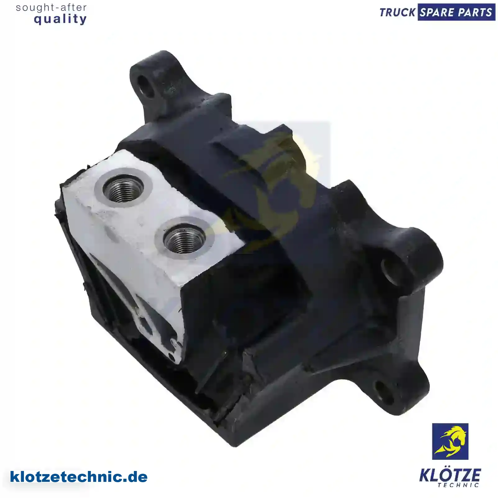 Engine Mounting 9412419713, , , ,, 9412419713, , , , || Klötze Technic Spare Part | Engine, Accelerator Pedal, Camshaft, Connecting Rod, Crankcase, Crankshaft, Cylinder Head, Engine Suspension Mountings, Exhaust Manifold, Exhaust Gas Recirculation, Filter Kits, Flywheel Housing, General Overhaul Kits, Engine, Intake Manifold, Oil Cleaner, Oil Cooler, Oil Filter, Oil Pump, Oil Sump, Piston & Liner, Sensor & Switch, Timing Case, Turbocharger, Cooling System, Belt Tensioner, Coolant Filter, Coolant Pipe, Corrosion Prevention Agent, Drive, Expansion Tank, Fan, Intercooler, Monitors & Gauges, Radiator, Thermostat, V-Belt / Timing belt, Water Pump, Fuel System, Electronical Injector Unit, Feed Pump, Fuel Filter, cpl., Fuel Gauge Sender,  Fuel Line, Fuel Pump, Fuel Tank, Injection Line Kit, Injection Pump, Exhaust System, Clutch & Pedal, Gearbox, Propeller Shaft, Axles, Brake System, Hubs & Wheels, Suspension, Leaf Spring, Universal Parts / Accessories, Steering, Electrical System, Cabin