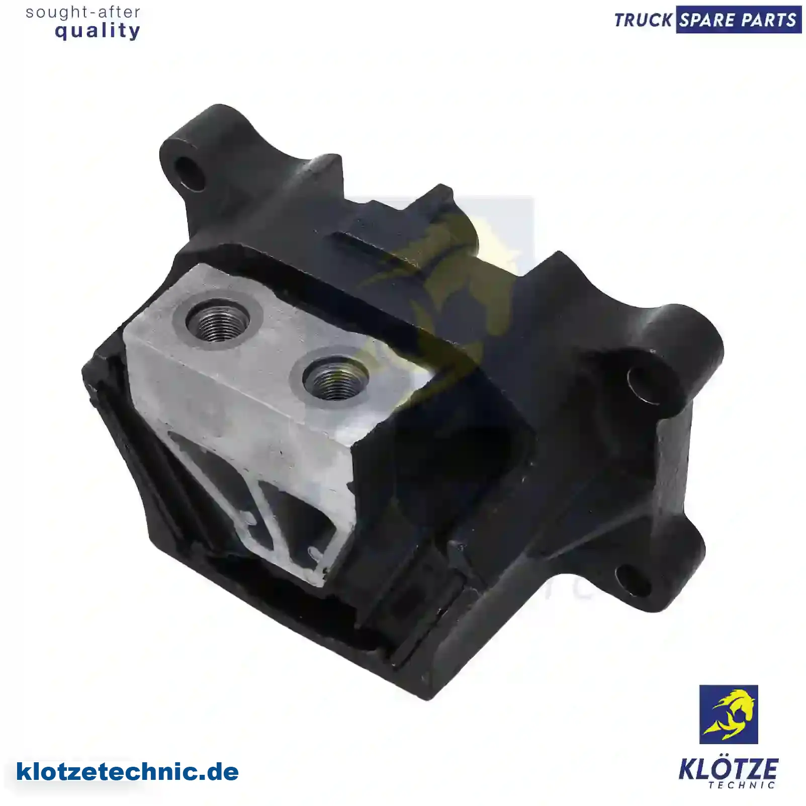 Engine Mounting 9412418713, , , , ,, 9412418713, , , , , || Klötze Technic Spare Part | Engine, Accelerator Pedal, Camshaft, Connecting Rod, Crankcase, Crankshaft, Cylinder Head, Engine Suspension Mountings, Exhaust Manifold, Exhaust Gas Recirculation, Filter Kits, Flywheel Housing, General Overhaul Kits, Engine, Intake Manifold, Oil Cleaner, Oil Cooler, Oil Filter, Oil Pump, Oil Sump, Piston & Liner, Sensor & Switch, Timing Case, Turbocharger, Cooling System, Belt Tensioner, Coolant Filter, Coolant Pipe, Corrosion Prevention Agent, Drive, Expansion Tank, Fan, Intercooler, Monitors & Gauges, Radiator, Thermostat, V-Belt / Timing belt, Water Pump, Fuel System, Electronical Injector Unit, Feed Pump, Fuel Filter, cpl., Fuel Gauge Sender,  Fuel Line, Fuel Pump, Fuel Tank, Injection Line Kit, Injection Pump, Exhaust System, Clutch & Pedal, Gearbox, Propeller Shaft, Axles, Brake System, Hubs & Wheels, Suspension, Leaf Spring, Universal Parts / Accessories, Steering, Electrical System, Cabin