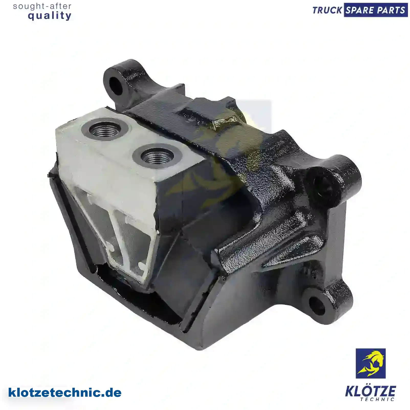 Engine Mounting 9412418613, , , ,, 9412418613, , , , || Klötze Technic Spare Part | Engine, Accelerator Pedal, Camshaft, Connecting Rod, Crankcase, Crankshaft, Cylinder Head, Engine Suspension Mountings, Exhaust Manifold, Exhaust Gas Recirculation, Filter Kits, Flywheel Housing, General Overhaul Kits, Engine, Intake Manifold, Oil Cleaner, Oil Cooler, Oil Filter, Oil Pump, Oil Sump, Piston & Liner, Sensor & Switch, Timing Case, Turbocharger, Cooling System, Belt Tensioner, Coolant Filter, Coolant Pipe, Corrosion Prevention Agent, Drive, Expansion Tank, Fan, Intercooler, Monitors & Gauges, Radiator, Thermostat, V-Belt / Timing belt, Water Pump, Fuel System, Electronical Injector Unit, Feed Pump, Fuel Filter, cpl., Fuel Gauge Sender,  Fuel Line, Fuel Pump, Fuel Tank, Injection Line Kit, Injection Pump, Exhaust System, Clutch & Pedal, Gearbox, Propeller Shaft, Axles, Brake System, Hubs & Wheels, Suspension, Leaf Spring, Universal Parts / Accessories, Steering, Electrical System, Cabin