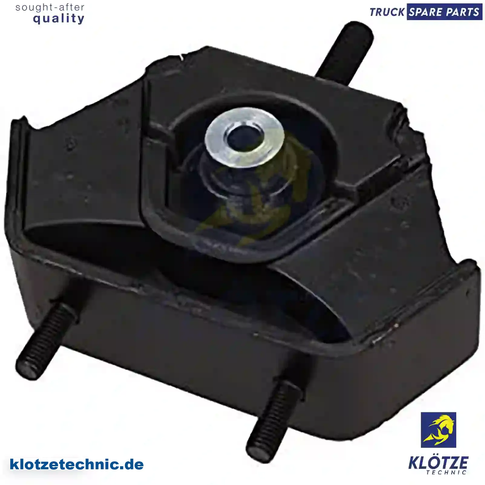 Engine Mounting 6012400717, , , ,, 6012400717, , , , || Klötze Technic Spare Part | Engine, Accelerator Pedal, Camshaft, Connecting Rod, Crankcase, Crankshaft, Cylinder Head, Engine Suspension Mountings, Exhaust Manifold, Exhaust Gas Recirculation, Filter Kits, Flywheel Housing, General Overhaul Kits, Engine, Intake Manifold, Oil Cleaner, Oil Cooler, Oil Filter, Oil Pump, Oil Sump, Piston & Liner, Sensor & Switch, Timing Case, Turbocharger, Cooling System, Belt Tensioner, Coolant Filter, Coolant Pipe, Corrosion Prevention Agent, Drive, Expansion Tank, Fan, Intercooler, Monitors & Gauges, Radiator, Thermostat, V-Belt / Timing belt, Water Pump, Fuel System, Electronical Injector Unit, Feed Pump, Fuel Filter, cpl., Fuel Gauge Sender,  Fuel Line, Fuel Pump, Fuel Tank, Injection Line Kit, Injection Pump, Exhaust System, Clutch & Pedal, Gearbox, Propeller Shaft, Axles, Brake System, Hubs & Wheels, Suspension, Leaf Spring, Universal Parts / Accessories, Steering, Electrical System, Cabin