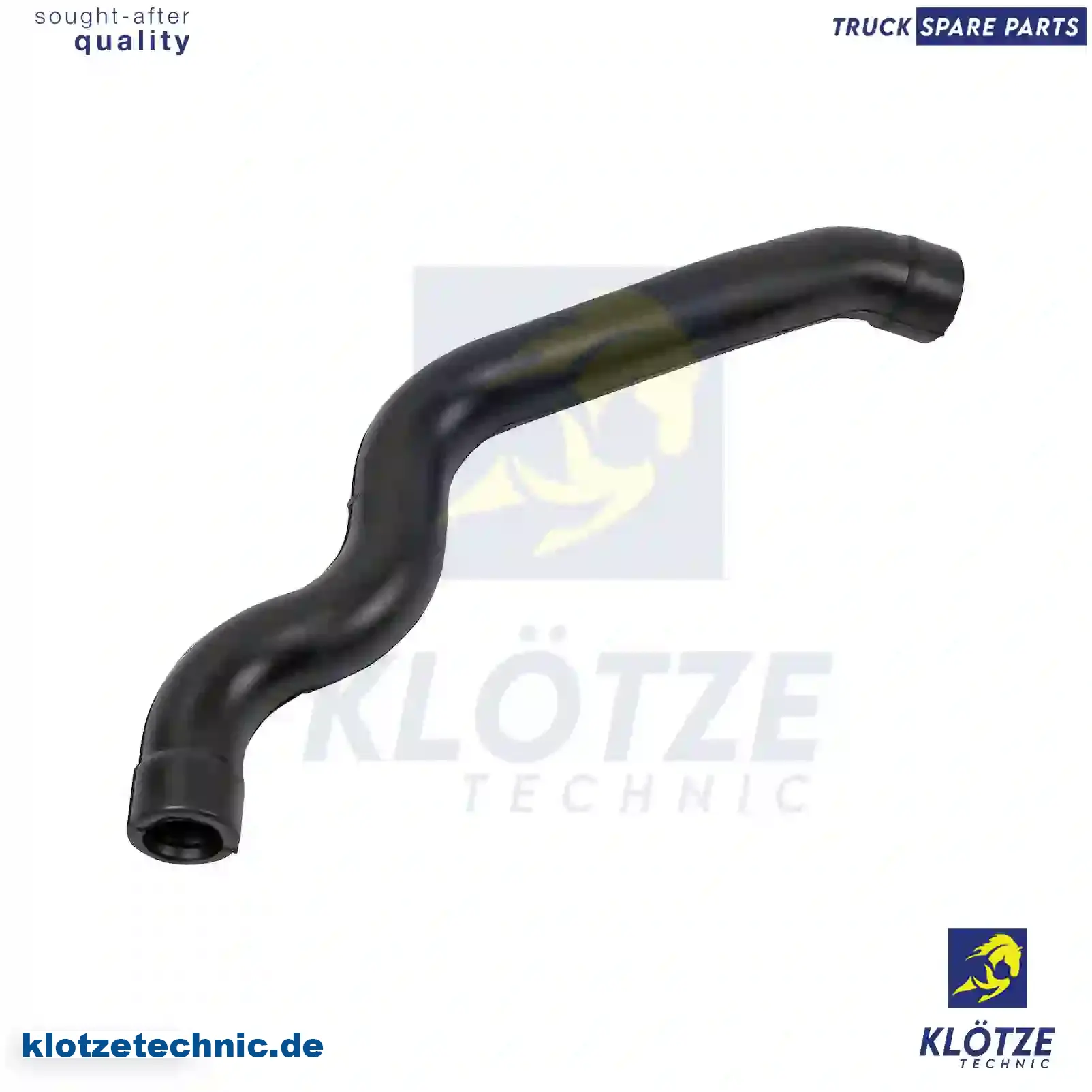 Hose, Crankcase Ventilation 1120180482, 1120180482 || Klötze Technic Spare Part | Engine, Accelerator Pedal, Camshaft, Connecting Rod, Crankcase, Crankshaft, Cylinder Head, Engine Suspension Mountings, Exhaust Manifold, Exhaust Gas Recirculation, Filter Kits, Flywheel Housing, General Overhaul Kits, Engine, Intake Manifold, Oil Cleaner, Oil Cooler, Oil Filter, Oil Pump, Oil Sump, Piston & Liner, Sensor & Switch, Timing Case, Turbocharger, Cooling System, Belt Tensioner, Coolant Filter, Coolant Pipe, Corrosion Prevention Agent, Drive, Expansion Tank, Fan, Intercooler, Monitors & Gauges, Radiator, Thermostat, V-Belt / Timing belt, Water Pump, Fuel System, Electronical Injector Unit, Feed Pump, Fuel Filter, cpl., Fuel Gauge Sender,  Fuel Line, Fuel Pump, Fuel Tank, Injection Line Kit, Injection Pump, Exhaust System, Clutch & Pedal, Gearbox, Propeller Shaft, Axles, Brake System, Hubs & Wheels, Suspension, Leaf Spring, Universal Parts / Accessories, Steering, Electrical System, Cabin