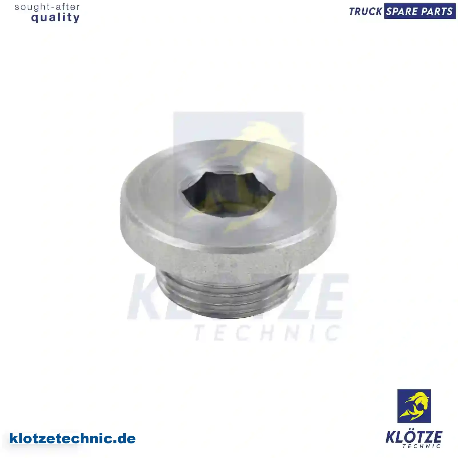 Oil Drain Plug 04847102, 04847102, 4847102, 04847102, 04847102, 4847102 || Klötze Technic Spare Part | Engine, Accelerator Pedal, Camshaft, Connecting Rod, Crankcase, Crankshaft, Cylinder Head, Engine Suspension Mountings, Exhaust Manifold, Exhaust Gas Recirculation, Filter Kits, Flywheel Housing, General Overhaul Kits, Engine, Intake Manifold, Oil Cleaner, Oil Cooler, Oil Filter, Oil Pump, Oil Sump, Piston & Liner, Sensor & Switch, Timing Case, Turbocharger, Cooling System, Belt Tensioner, Coolant Filter, Coolant Pipe, Corrosion Prevention Agent, Drive, Expansion Tank, Fan, Intercooler, Monitors & Gauges, Radiator, Thermostat, V-Belt / Timing belt, Water Pump, Fuel System, Electronical Injector Unit, Feed Pump, Fuel Filter, cpl., Fuel Gauge Sender,  Fuel Line, Fuel Pump, Fuel Tank, Injection Line Kit, Injection Pump, Exhaust System, Clutch & Pedal, Gearbox, Propeller Shaft, Axles, Brake System, Hubs & Wheels, Suspension, Leaf Spring, Universal Parts / Accessories, Steering, Electrical System, Cabin