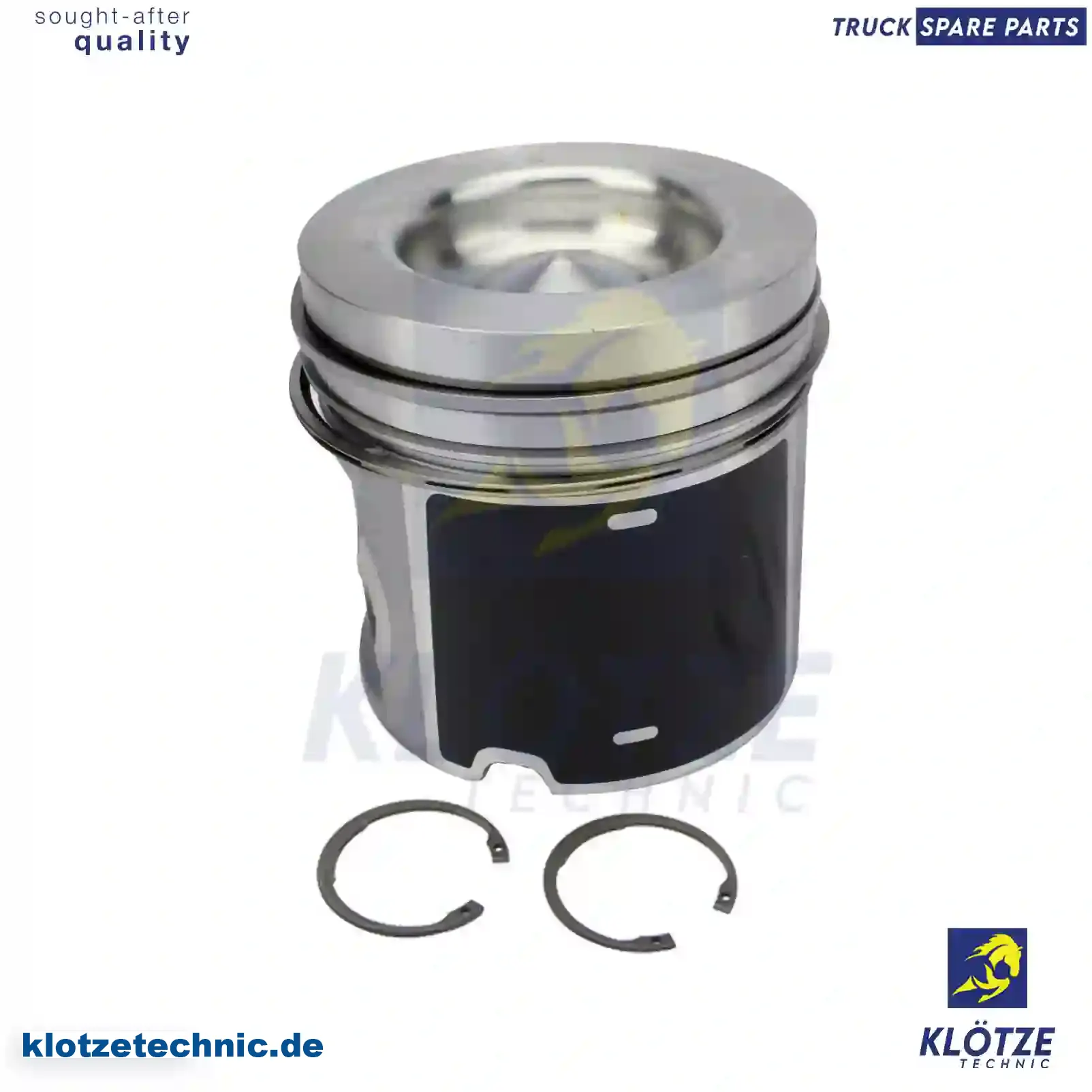 Piston, Complete With Rings 1423066, 1444469, 1453999, 1507438, 1513338, 1518356, 1781823, 513338, 1423066, 1444469, 1453999, 1507438, 1513338, 1518356, 1781823, 513338 || Klötze Technic Spare Part | Engine, Accelerator Pedal, Camshaft, Connecting Rod, Crankcase, Crankshaft, Cylinder Head, Engine Suspension Mountings, Exhaust Manifold, Exhaust Gas Recirculation, Filter Kits, Flywheel Housing, General Overhaul Kits, Engine, Intake Manifold, Oil Cleaner, Oil Cooler, Oil Filter, Oil Pump, Oil Sump, Piston & Liner, Sensor & Switch, Timing Case, Turbocharger, Cooling System, Belt Tensioner, Coolant Filter, Coolant Pipe, Corrosion Prevention Agent, Drive, Expansion Tank, Fan, Intercooler, Monitors & Gauges, Radiator, Thermostat, V-Belt / Timing belt, Water Pump, Fuel System, Electronical Injector Unit, Feed Pump, Fuel Filter, cpl., Fuel Gauge Sender,  Fuel Line, Fuel Pump, Fuel Tank, Injection Line Kit, Injection Pump, Exhaust System, Clutch & Pedal, Gearbox, Propeller Shaft, Axles, Brake System, Hubs & Wheels, Suspension, Leaf Spring, Universal Parts / Accessories, Steering, Electrical System, Cabin