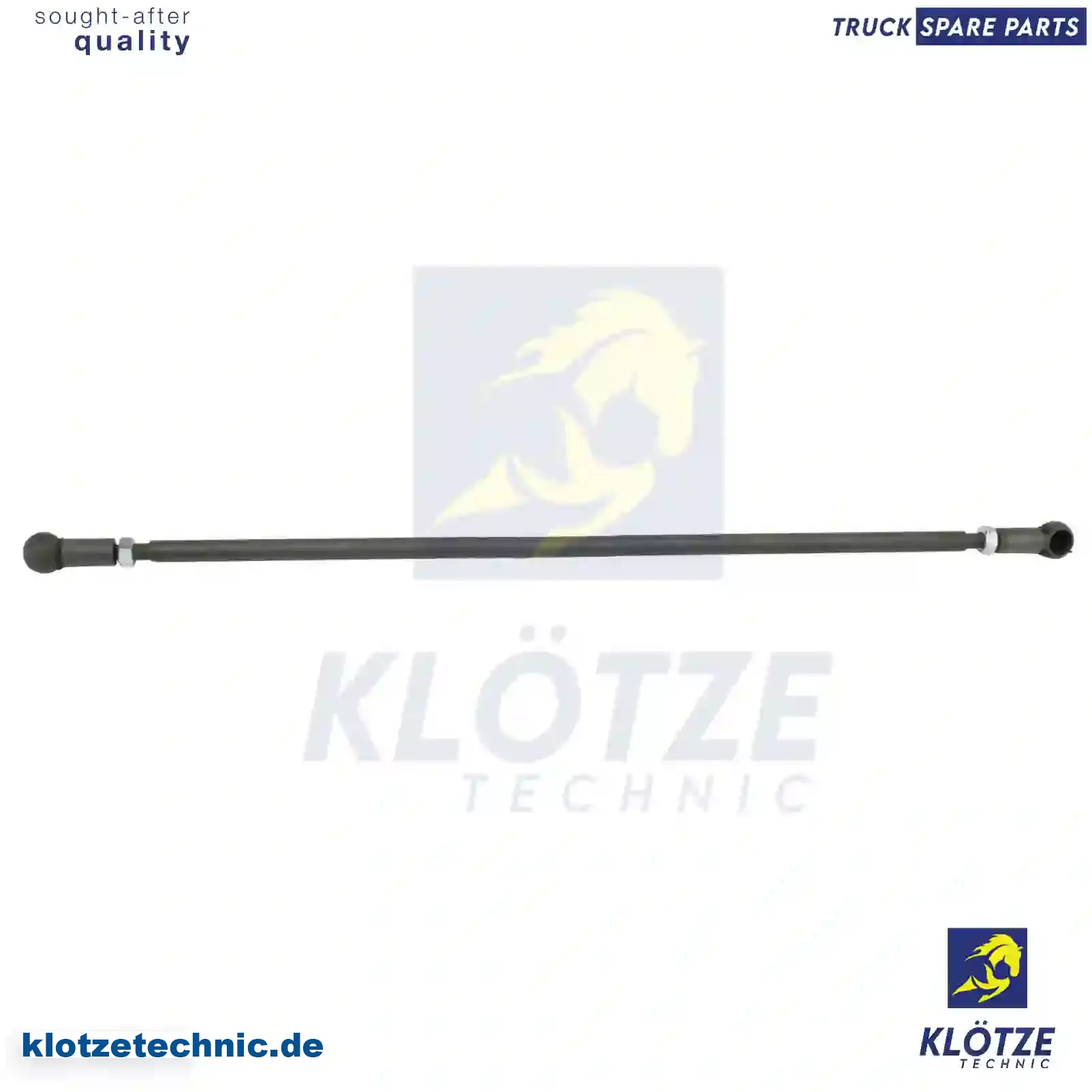 Pull Rod, Complete 3551400646S, ,, 3551400646S, , || Klötze Technic Spare Part | Engine, Accelerator Pedal, Camshaft, Connecting Rod, Crankcase, Crankshaft, Cylinder Head, Engine Suspension Mountings, Exhaust Manifold, Exhaust Gas Recirculation, Filter Kits, Flywheel Housing, General Overhaul Kits, Engine, Intake Manifold, Oil Cleaner, Oil Cooler, Oil Filter, Oil Pump, Oil Sump, Piston & Liner, Sensor & Switch, Timing Case, Turbocharger, Cooling System, Belt Tensioner, Coolant Filter, Coolant Pipe, Corrosion Prevention Agent, Drive, Expansion Tank, Fan, Intercooler, Monitors & Gauges, Radiator, Thermostat, V-Belt / Timing belt, Water Pump, Fuel System, Electronical Injector Unit, Feed Pump, Fuel Filter, cpl., Fuel Gauge Sender,  Fuel Line, Fuel Pump, Fuel Tank, Injection Line Kit, Injection Pump, Exhaust System, Clutch & Pedal, Gearbox, Propeller Shaft, Axles, Brake System, Hubs & Wheels, Suspension, Leaf Spring, Universal Parts / Accessories, Steering, Electrical System, Cabin