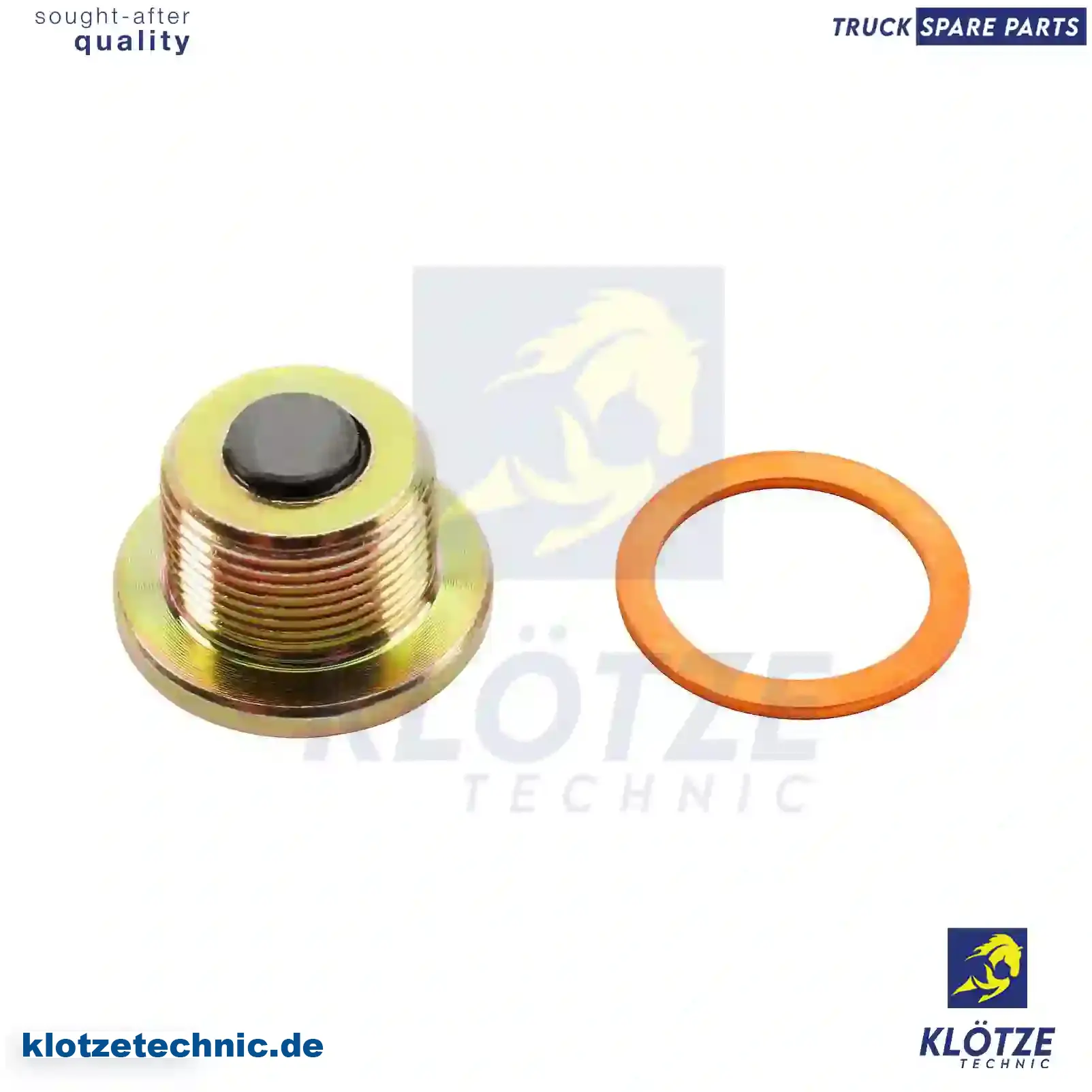 Screw Plug, Oil Sump, With Seal Ring 4039970032S, 4039970230S, 4039970032S, 4039970230S || Klötze Technic Spare Part | Engine, Accelerator Pedal, Camshaft, Connecting Rod, Crankcase, Crankshaft, Cylinder Head, Engine Suspension Mountings, Exhaust Manifold, Exhaust Gas Recirculation, Filter Kits, Flywheel Housing, General Overhaul Kits, Engine, Intake Manifold, Oil Cleaner, Oil Cooler, Oil Filter, Oil Pump, Oil Sump, Piston & Liner, Sensor & Switch, Timing Case, Turbocharger, Cooling System, Belt Tensioner, Coolant Filter, Coolant Pipe, Corrosion Prevention Agent, Drive, Expansion Tank, Fan, Intercooler, Monitors & Gauges, Radiator, Thermostat, V-Belt / Timing belt, Water Pump, Fuel System, Electronical Injector Unit, Feed Pump, Fuel Filter, cpl., Fuel Gauge Sender,  Fuel Line, Fuel Pump, Fuel Tank, Injection Line Kit, Injection Pump, Exhaust System, Clutch & Pedal, Gearbox, Propeller Shaft, Axles, Brake System, Hubs & Wheels, Suspension, Leaf Spring, Universal Parts / Accessories, Steering, Electrical System, Cabin