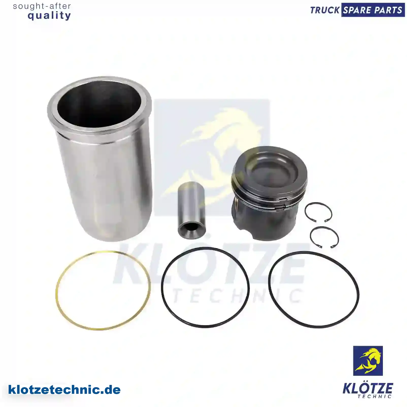 Piston With Liner 8913600000, 8928960000, 5410300437, 5410300737, 5410300837, 5410300937, 5410301037, 5410301137, 5410302237, 5410302437, 5410303037, 5410303237, 5410305037, 8913600000, 8928960000, 5410300437, 5410300737, 5410300837, 5410300937, 5410301037, 5410301137, 5410302237, 5410302437, 5410303037, 5410303237, 5410305037 || Klötze Technic Spare Part | Engine, Accelerator Pedal, Camshaft, Connecting Rod, Crankcase, Crankshaft, Cylinder Head, Engine Suspension Mountings, Exhaust Manifold, Exhaust Gas Recirculation, Filter Kits, Flywheel Housing, General Overhaul Kits, Engine, Intake Manifold, Oil Cleaner, Oil Cooler, Oil Filter, Oil Pump, Oil Sump, Piston & Liner, Sensor & Switch, Timing Case, Turbocharger, Cooling System, Belt Tensioner, Coolant Filter, Coolant Pipe, Corrosion Prevention Agent, Drive, Expansion Tank, Fan, Intercooler, Monitors & Gauges, Radiator, Thermostat, V-Belt / Timing belt, Water Pump, Fuel System, Electronical Injector Unit, Feed Pump, Fuel Filter, cpl., Fuel Gauge Sender,  Fuel Line, Fuel Pump, Fuel Tank, Injection Line Kit, Injection Pump, Exhaust System, Clutch & Pedal, Gearbox, Propeller Shaft, Axles, Brake System, Hubs & Wheels, Suspension, Leaf Spring, Universal Parts / Accessories, Steering, Electrical System, Cabin