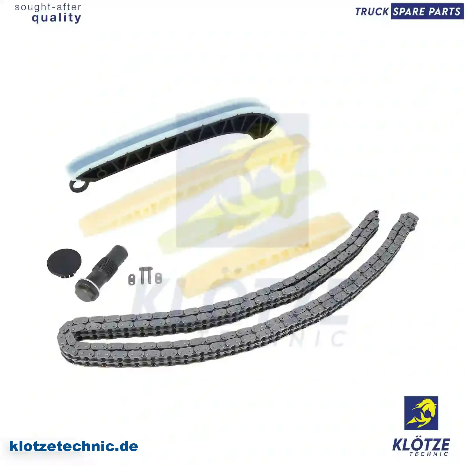 Timing Chain Kit, With Chain Lock 2720500811S1, 2720500811S1 || Klötze Technic Spare Part | Engine, Accelerator Pedal, Camshaft, Connecting Rod, Crankcase, Crankshaft, Cylinder Head, Engine Suspension Mountings, Exhaust Manifold, Exhaust Gas Recirculation, Filter Kits, Flywheel Housing, General Overhaul Kits, Engine, Intake Manifold, Oil Cleaner, Oil Cooler, Oil Filter, Oil Pump, Oil Sump, Piston & Liner, Sensor & Switch, Timing Case, Turbocharger, Cooling System, Belt Tensioner, Coolant Filter, Coolant Pipe, Corrosion Prevention Agent, Drive, Expansion Tank, Fan, Intercooler, Monitors & Gauges, Radiator, Thermostat, V-Belt / Timing belt, Water Pump, Fuel System, Electronical Injector Unit, Feed Pump, Fuel Filter, cpl., Fuel Gauge Sender,  Fuel Line, Fuel Pump, Fuel Tank, Injection Line Kit, Injection Pump, Exhaust System, Clutch & Pedal, Gearbox, Propeller Shaft, Axles, Brake System, Hubs & Wheels, Suspension, Leaf Spring, Universal Parts / Accessories, Steering, Electrical System, Cabin