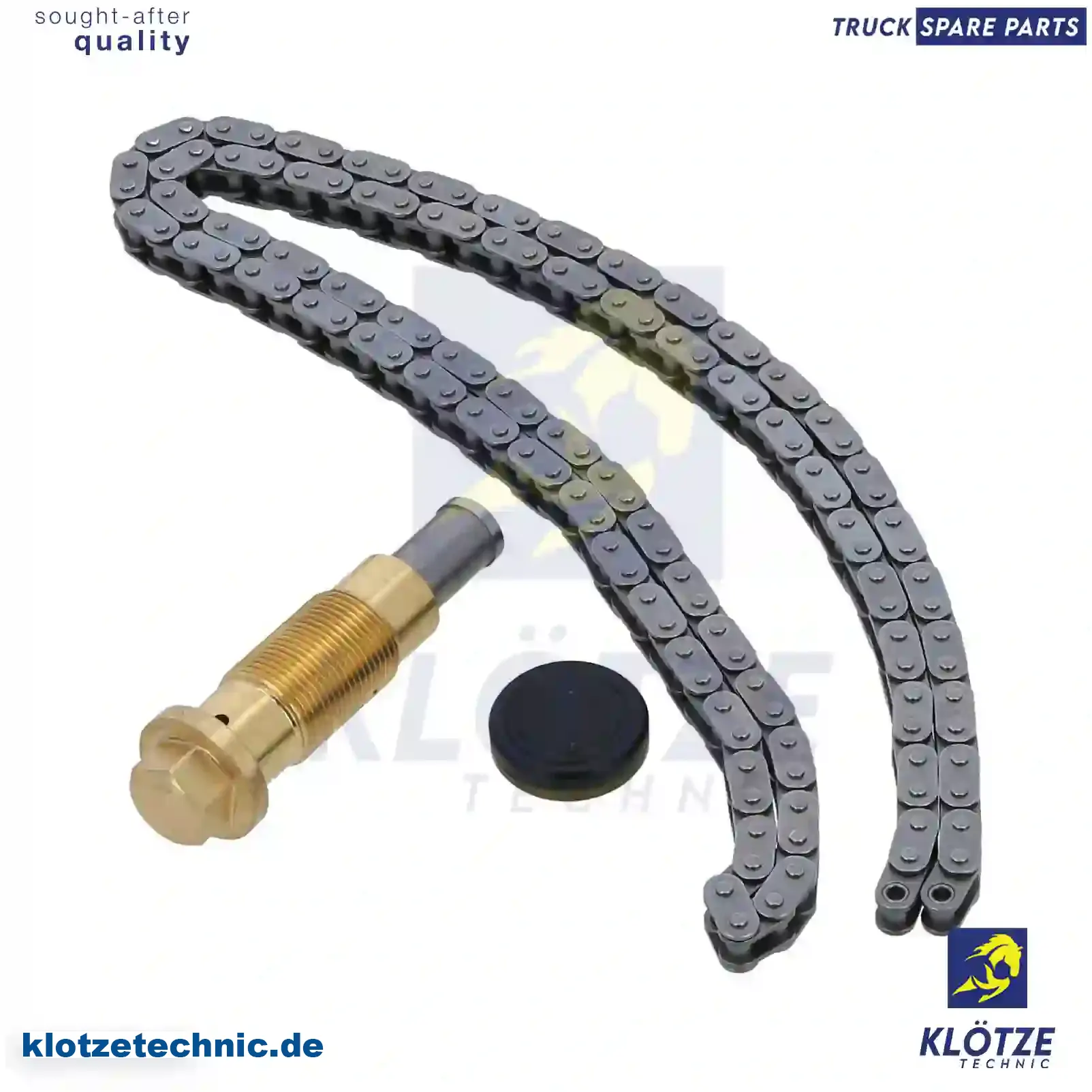 Timing Chain Kit, With Chain Lock 2710500611S5, 2710500611S5 || Klötze Technic Spare Part | Engine, Accelerator Pedal, Camshaft, Connecting Rod, Crankcase, Crankshaft, Cylinder Head, Engine Suspension Mountings, Exhaust Manifold, Exhaust Gas Recirculation, Filter Kits, Flywheel Housing, General Overhaul Kits, Engine, Intake Manifold, Oil Cleaner, Oil Cooler, Oil Filter, Oil Pump, Oil Sump, Piston & Liner, Sensor & Switch, Timing Case, Turbocharger, Cooling System, Belt Tensioner, Coolant Filter, Coolant Pipe, Corrosion Prevention Agent, Drive, Expansion Tank, Fan, Intercooler, Monitors & Gauges, Radiator, Thermostat, V-Belt / Timing belt, Water Pump, Fuel System, Electronical Injector Unit, Feed Pump, Fuel Filter, cpl., Fuel Gauge Sender,  Fuel Line, Fuel Pump, Fuel Tank, Injection Line Kit, Injection Pump, Exhaust System, Clutch & Pedal, Gearbox, Propeller Shaft, Axles, Brake System, Hubs & Wheels, Suspension, Leaf Spring, Universal Parts / Accessories, Steering, Electrical System, Cabin