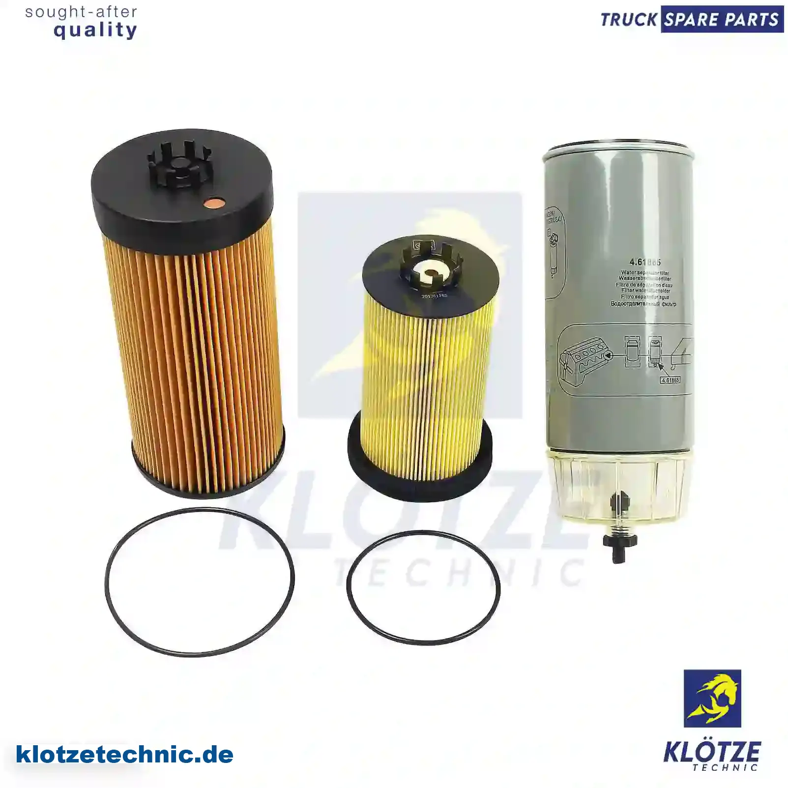 Filter Kit 0001802109S, 0001802909S, 0004771702S2, 4570900051S2, 4571840125S, 5410900051S2, 5410920305S2, 5410920405S2, 5410920505S2, 5410920605S2, 5410920805S2, 0001802109S, 0001802909S, 0004771702S2, 4570900051S2, 4571840125S, 5410900051S2, 5410920305S2, 5410920405S2, 5410920505S2, 5410920605S2, 5410920805S2 || Klötze Technic Spare Part | Engine, Accelerator Pedal, Camshaft, Connecting Rod, Crankcase, Crankshaft, Cylinder Head, Engine Suspension Mountings, Exhaust Manifold, Exhaust Gas Recirculation, Filter Kits, Flywheel Housing, General Overhaul Kits, Engine, Intake Manifold, Oil Cleaner, Oil Cooler, Oil Filter, Oil Pump, Oil Sump, Piston & Liner, Sensor & Switch, Timing Case, Turbocharger, Cooling System, Belt Tensioner, Coolant Filter, Coolant Pipe, Corrosion Prevention Agent, Drive, Expansion Tank, Fan, Intercooler, Monitors & Gauges, Radiator, Thermostat, V-Belt / Timing belt, Water Pump, Fuel System, Electronical Injector Unit, Feed Pump, Fuel Filter, cpl., Fuel Gauge Sender,  Fuel Line, Fuel Pump, Fuel Tank, Injection Line Kit, Injection Pump, Exhaust System, Clutch & Pedal, Gearbox, Propeller Shaft, Axles, Brake System, Hubs & Wheels, Suspension, Leaf Spring, Universal Parts / Accessories, Steering, Electrical System, Cabin