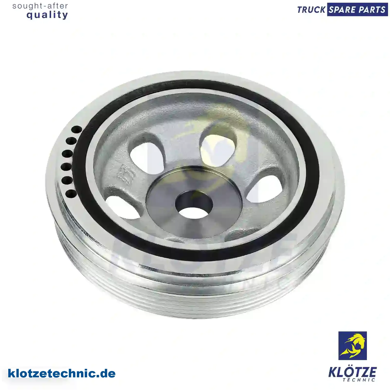 Pulley 500332296, 500332, 500332296, 500332 || Klötze Technic Spare Part | Engine, Accelerator Pedal, Camshaft, Connecting Rod, Crankcase, Crankshaft, Cylinder Head, Engine Suspension Mountings, Exhaust Manifold, Exhaust Gas Recirculation, Filter Kits, Flywheel Housing, General Overhaul Kits, Engine, Intake Manifold, Oil Cleaner, Oil Cooler, Oil Filter, Oil Pump, Oil Sump, Piston & Liner, Sensor & Switch, Timing Case, Turbocharger, Cooling System, Belt Tensioner, Coolant Filter, Coolant Pipe, Corrosion Prevention Agent, Drive, Expansion Tank, Fan, Intercooler, Monitors & Gauges, Radiator, Thermostat, V-Belt / Timing belt, Water Pump, Fuel System, Electronical Injector Unit, Feed Pump, Fuel Filter, cpl., Fuel Gauge Sender,  Fuel Line, Fuel Pump, Fuel Tank, Injection Line Kit, Injection Pump, Exhaust System, Clutch & Pedal, Gearbox, Propeller Shaft, Axles, Brake System, Hubs & Wheels, Suspension, Leaf Spring, Universal Parts / Accessories, Steering, Electrical System, Cabin