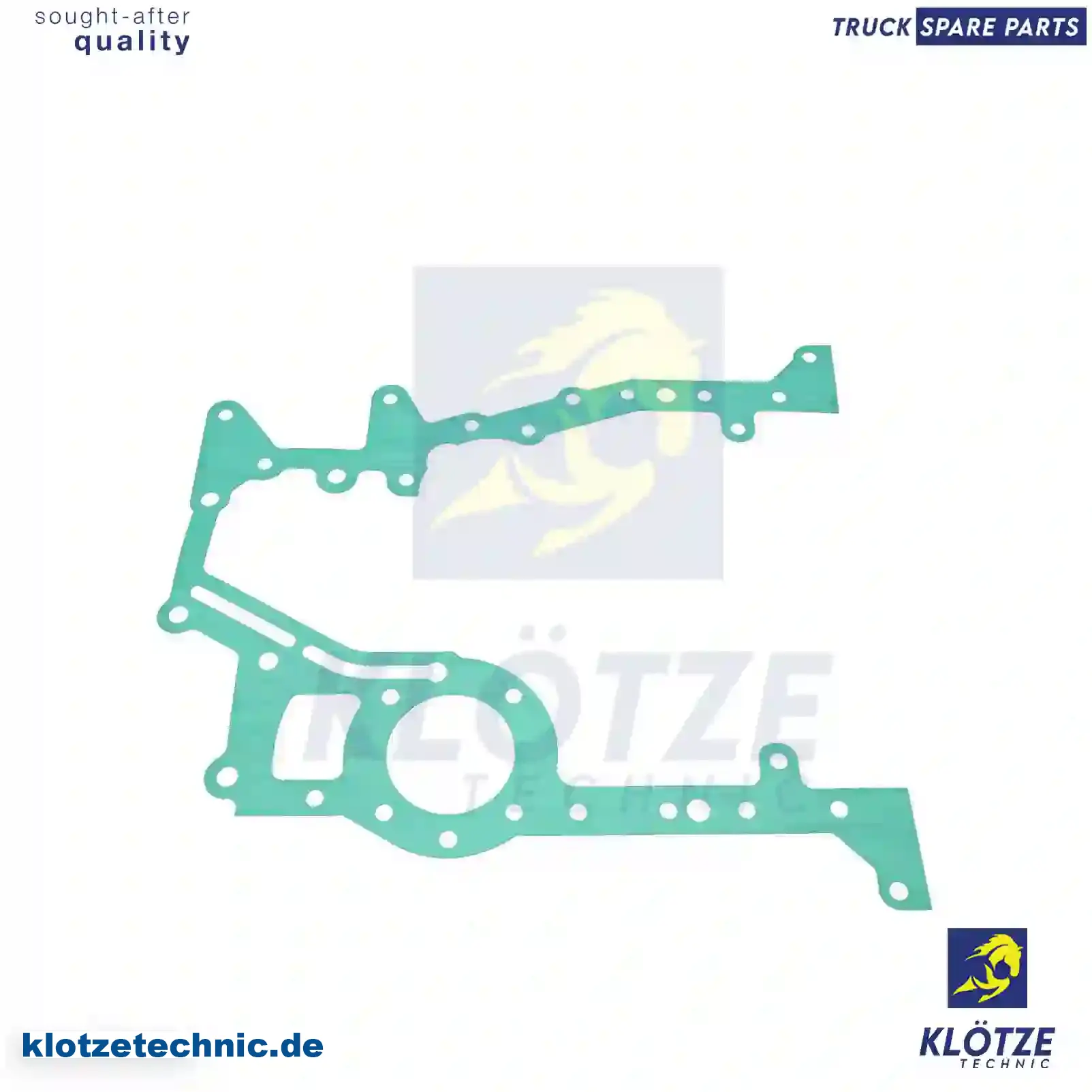 Gasket, Timing Case 1310861, 1310861 || Klötze Technic Spare Part | Engine, Accelerator Pedal, Camshaft, Connecting Rod, Crankcase, Crankshaft, Cylinder Head, Engine Suspension Mountings, Exhaust Manifold, Exhaust Gas Recirculation, Filter Kits, Flywheel Housing, General Overhaul Kits, Engine, Intake Manifold, Oil Cleaner, Oil Cooler, Oil Filter, Oil Pump, Oil Sump, Piston & Liner, Sensor & Switch, Timing Case, Turbocharger, Cooling System, Belt Tensioner, Coolant Filter, Coolant Pipe, Corrosion Prevention Agent, Drive, Expansion Tank, Fan, Intercooler, Monitors & Gauges, Radiator, Thermostat, V-Belt / Timing belt, Water Pump, Fuel System, Electronical Injector Unit, Feed Pump, Fuel Filter, cpl., Fuel Gauge Sender,  Fuel Line, Fuel Pump, Fuel Tank, Injection Line Kit, Injection Pump, Exhaust System, Clutch & Pedal, Gearbox, Propeller Shaft, Axles, Brake System, Hubs & Wheels, Suspension, Leaf Spring, Universal Parts / Accessories, Steering, Electrical System, Cabin