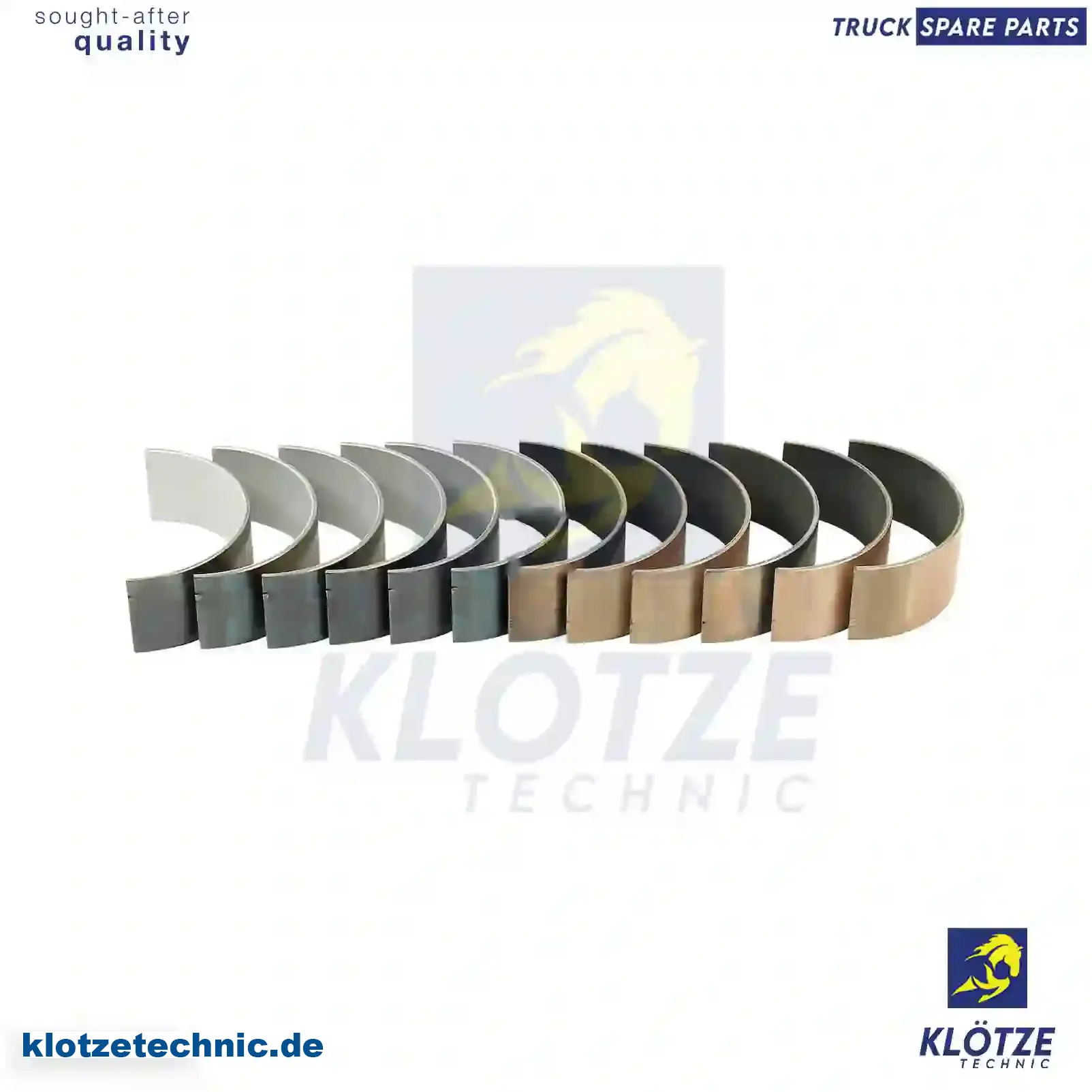 Con Rod Bearing Kit 1624847, 1624847S, 1655712, 1858819, 1624847, 1624847S, 1655712, 1858819 || Klötze Technic Spare Part | Engine, Accelerator Pedal, Camshaft, Connecting Rod, Crankcase, Crankshaft, Cylinder Head, Engine Suspension Mountings, Exhaust Manifold, Exhaust Gas Recirculation, Filter Kits, Flywheel Housing, General Overhaul Kits, Engine, Intake Manifold, Oil Cleaner, Oil Cooler, Oil Filter, Oil Pump, Oil Sump, Piston & Liner, Sensor & Switch, Timing Case, Turbocharger, Cooling System, Belt Tensioner, Coolant Filter, Coolant Pipe, Corrosion Prevention Agent, Drive, Expansion Tank, Fan, Intercooler, Monitors & Gauges, Radiator, Thermostat, V-Belt / Timing belt, Water Pump, Fuel System, Electronical Injector Unit, Feed Pump, Fuel Filter, cpl., Fuel Gauge Sender,  Fuel Line, Fuel Pump, Fuel Tank, Injection Line Kit, Injection Pump, Exhaust System, Clutch & Pedal, Gearbox, Propeller Shaft, Axles, Brake System, Hubs & Wheels, Suspension, Leaf Spring, Universal Parts / Accessories, Steering, Electrical System, Cabin