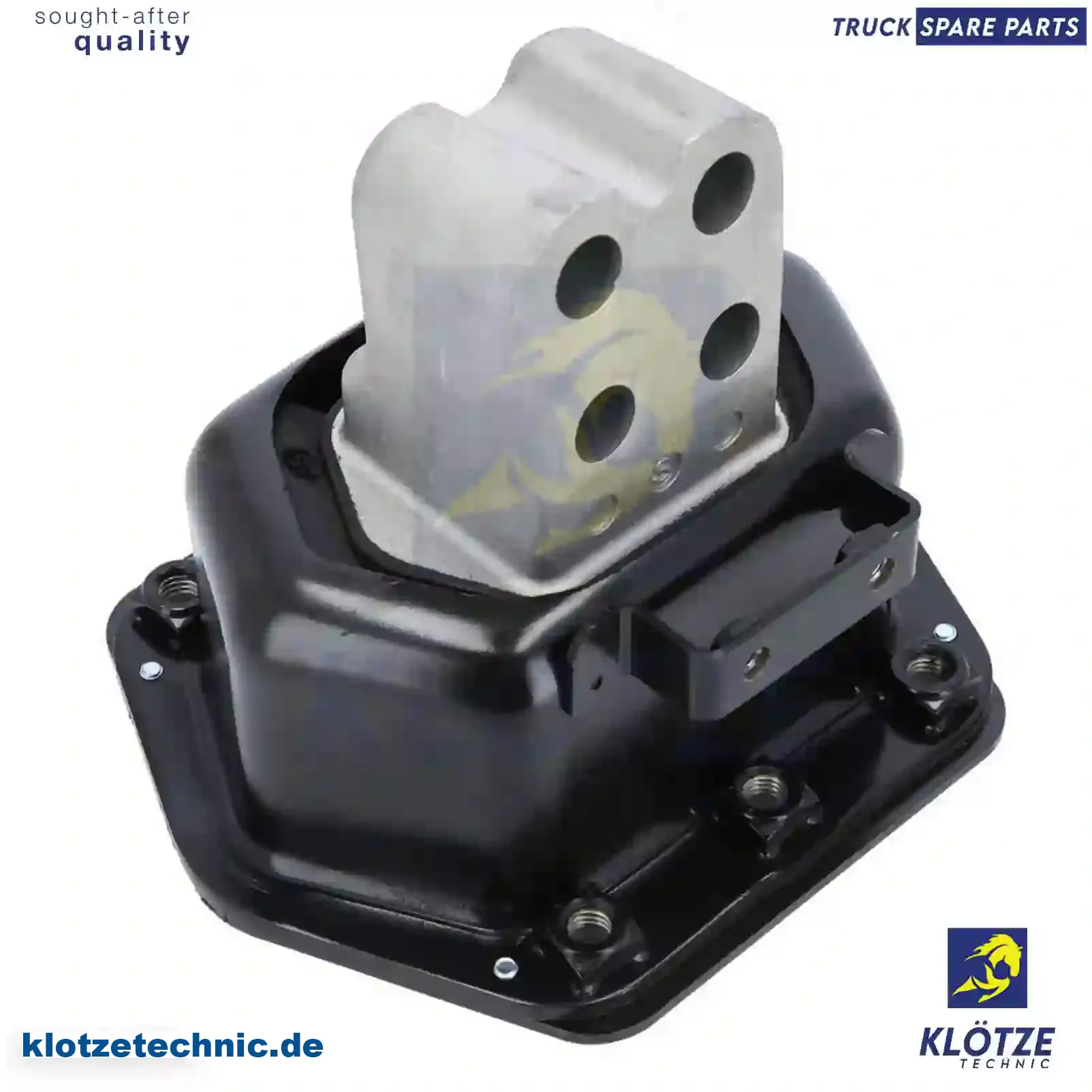 Engine Mounting 1806725, 1806725 || Klötze Technic Spare Part | Engine, Accelerator Pedal, Camshaft, Connecting Rod, Crankcase, Crankshaft, Cylinder Head, Engine Suspension Mountings, Exhaust Manifold, Exhaust Gas Recirculation, Filter Kits, Flywheel Housing, General Overhaul Kits, Engine, Intake Manifold, Oil Cleaner, Oil Cooler, Oil Filter, Oil Pump, Oil Sump, Piston & Liner, Sensor & Switch, Timing Case, Turbocharger, Cooling System, Belt Tensioner, Coolant Filter, Coolant Pipe, Corrosion Prevention Agent, Drive, Expansion Tank, Fan, Intercooler, Monitors & Gauges, Radiator, Thermostat, V-Belt / Timing belt, Water Pump, Fuel System, Electronical Injector Unit, Feed Pump, Fuel Filter, cpl., Fuel Gauge Sender,  Fuel Line, Fuel Pump, Fuel Tank, Injection Line Kit, Injection Pump, Exhaust System, Clutch & Pedal, Gearbox, Propeller Shaft, Axles, Brake System, Hubs & Wheels, Suspension, Leaf Spring, Universal Parts / Accessories, Steering, Electrical System, Cabin