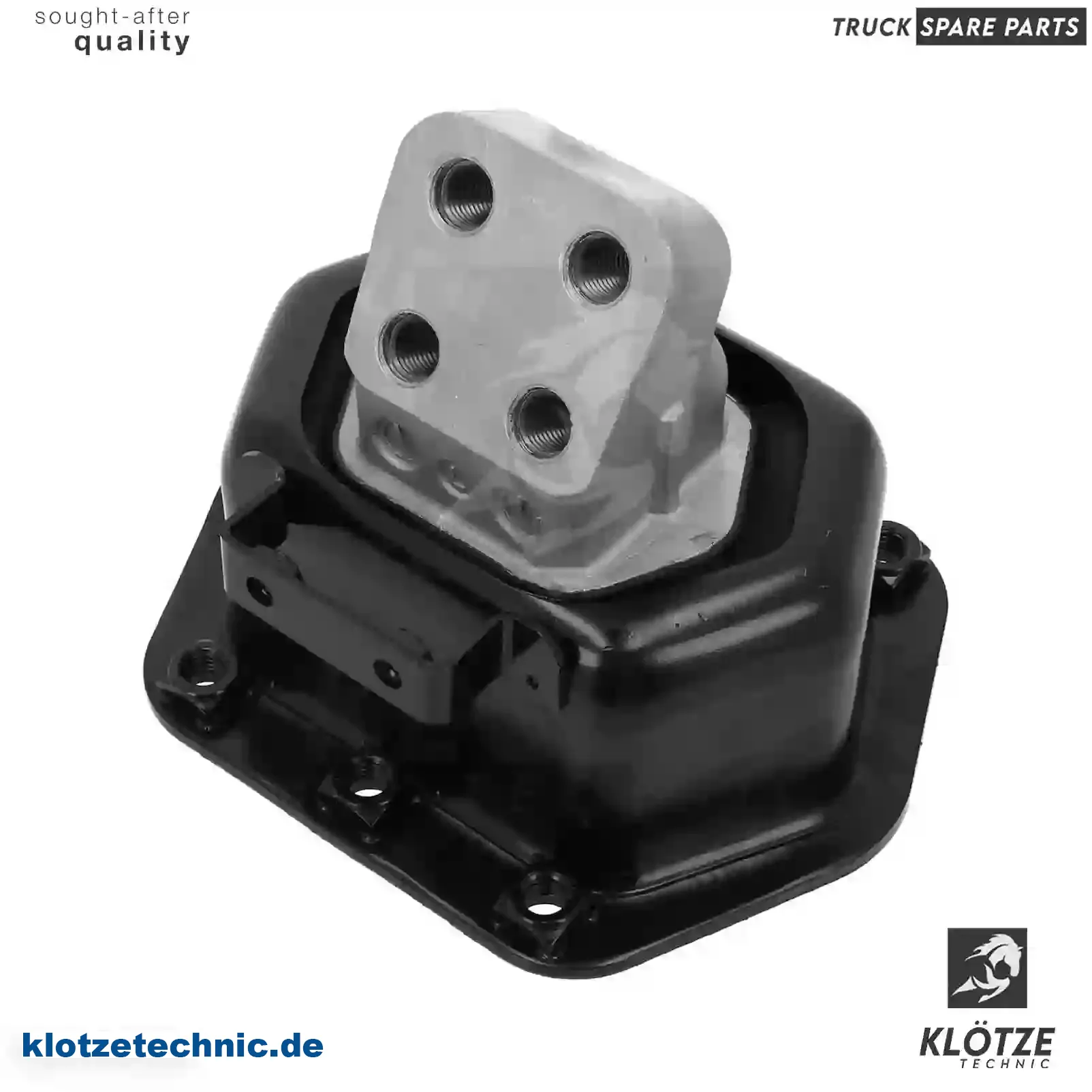 Engine Mounting 1378589, 1806721, 1378589, 1806721 || Klötze Technic Spare Part | Engine, Accelerator Pedal, Camshaft, Connecting Rod, Crankcase, Crankshaft, Cylinder Head, Engine Suspension Mountings, Exhaust Manifold, Exhaust Gas Recirculation, Filter Kits, Flywheel Housing, General Overhaul Kits, Engine, Intake Manifold, Oil Cleaner, Oil Cooler, Oil Filter, Oil Pump, Oil Sump, Piston & Liner, Sensor & Switch, Timing Case, Turbocharger, Cooling System, Belt Tensioner, Coolant Filter, Coolant Pipe, Corrosion Prevention Agent, Drive, Expansion Tank, Fan, Intercooler, Monitors & Gauges, Radiator, Thermostat, V-Belt / Timing belt, Water Pump, Fuel System, Electronical Injector Unit, Feed Pump, Fuel Filter, cpl., Fuel Gauge Sender,  Fuel Line, Fuel Pump, Fuel Tank, Injection Line Kit, Injection Pump, Exhaust System, Clutch & Pedal, Gearbox, Propeller Shaft, Axles, Brake System, Hubs & Wheels, Suspension, Leaf Spring, Universal Parts / Accessories, Steering, Electrical System, Cabin