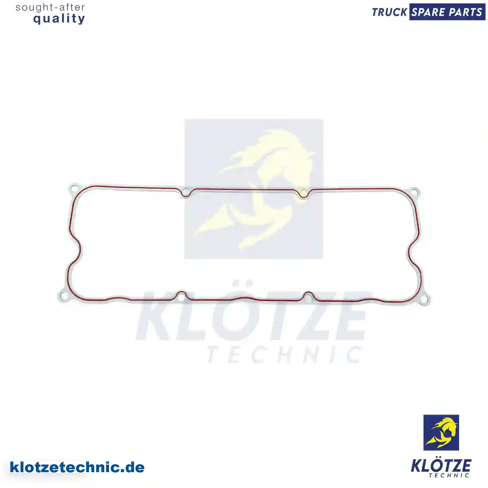 Valve cover gasket, 04837594, 98420446, 98480127, ZG02247-0008 || Klötze Technic Spare Part | Engine, Accelerator Pedal, Camshaft, Connecting Rod, Crankcase, Crankshaft, Cylinder Head, Engine Suspension Mountings, Exhaust Manifold, Exhaust Gas Recirculation, Filter Kits, Flywheel Housing, General Overhaul Kits, Engine, Intake Manifold, Oil Cleaner, Oil Cooler, Oil Filter, Oil Pump, Oil Sump, Piston & Liner, Sensor & Switch, Timing Case, Turbocharger, Cooling System, Belt Tensioner, Coolant Filter, Coolant Pipe, Corrosion Prevention Agent, Drive, Expansion Tank, Fan, Intercooler, Monitors & Gauges, Radiator, Thermostat, V-Belt / Timing belt, Water Pump, Fuel System, Electronical Injector Unit, Feed Pump, Fuel Filter, cpl., Fuel Gauge Sender,  Fuel Line, Fuel Pump, Fuel Tank, Injection Line Kit, Injection Pump, Exhaust System, Clutch & Pedal, Gearbox, Propeller Shaft, Axles, Brake System, Hubs & Wheels, Suspension, Leaf Spring, Universal Parts / Accessories, Steering, Electrical System, Cabin