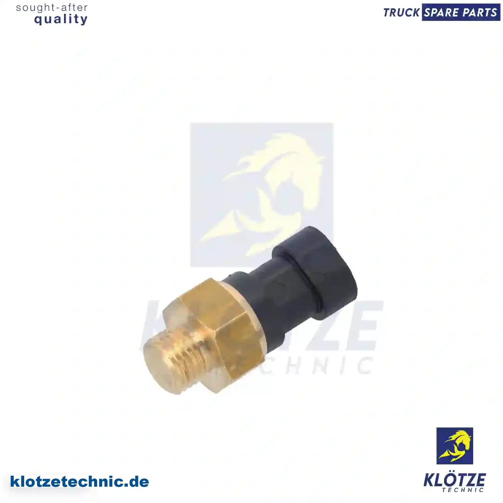 Temperature sensor, 504064817, 931639 || Klötze Technic Spare Part | Engine, Accelerator Pedal, Camshaft, Connecting Rod, Crankcase, Crankshaft, Cylinder Head, Engine Suspension Mountings, Exhaust Manifold, Exhaust Gas Recirculation, Filter Kits, Flywheel Housing, General Overhaul Kits, Engine, Intake Manifold, Oil Cleaner, Oil Cooler, Oil Filter, Oil Pump, Oil Sump, Piston & Liner, Sensor & Switch, Timing Case, Turbocharger, Cooling System, Belt Tensioner, Coolant Filter, Coolant Pipe, Corrosion Prevention Agent, Drive, Expansion Tank, Fan, Intercooler, Monitors & Gauges, Radiator, Thermostat, V-Belt / Timing belt, Water Pump, Fuel System, Electronical Injector Unit, Feed Pump, Fuel Filter, cpl., Fuel Gauge Sender,  Fuel Line, Fuel Pump, Fuel Tank, Injection Line Kit, Injection Pump, Exhaust System, Clutch & Pedal, Gearbox, Propeller Shaft, Axles, Brake System, Hubs & Wheels, Suspension, Leaf Spring, Universal Parts / Accessories, Steering, Electrical System, Cabin