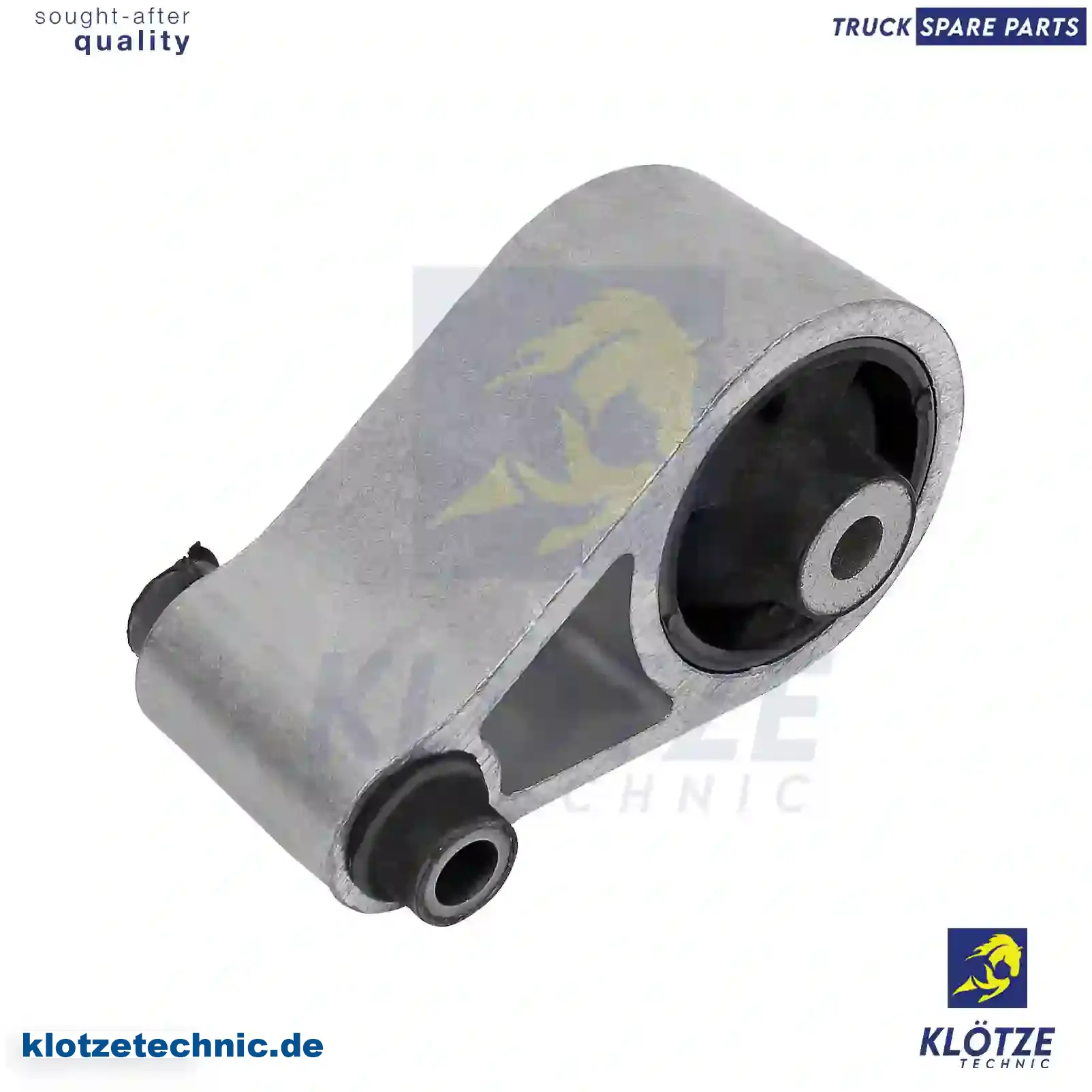 Engine mounting, 9160480, 4400180, 7700308756 || Klötze Technic Spare Part | Engine, Accelerator Pedal, Camshaft, Connecting Rod, Crankcase, Crankshaft, Cylinder Head, Engine Suspension Mountings, Exhaust Manifold, Exhaust Gas Recirculation, Filter Kits, Flywheel Housing, General Overhaul Kits, Engine, Intake Manifold, Oil Cleaner, Oil Cooler, Oil Filter, Oil Pump, Oil Sump, Piston & Liner, Sensor & Switch, Timing Case, Turbocharger, Cooling System, Belt Tensioner, Coolant Filter, Coolant Pipe, Corrosion Prevention Agent, Drive, Expansion Tank, Fan, Intercooler, Monitors & Gauges, Radiator, Thermostat, V-Belt / Timing belt, Water Pump, Fuel System, Electronical Injector Unit, Feed Pump, Fuel Filter, cpl., Fuel Gauge Sender,  Fuel Line, Fuel Pump, Fuel Tank, Injection Line Kit, Injection Pump, Exhaust System, Clutch & Pedal, Gearbox, Propeller Shaft, Axles, Brake System, Hubs & Wheels, Suspension, Leaf Spring, Universal Parts / Accessories, Steering, Electrical System, Cabin