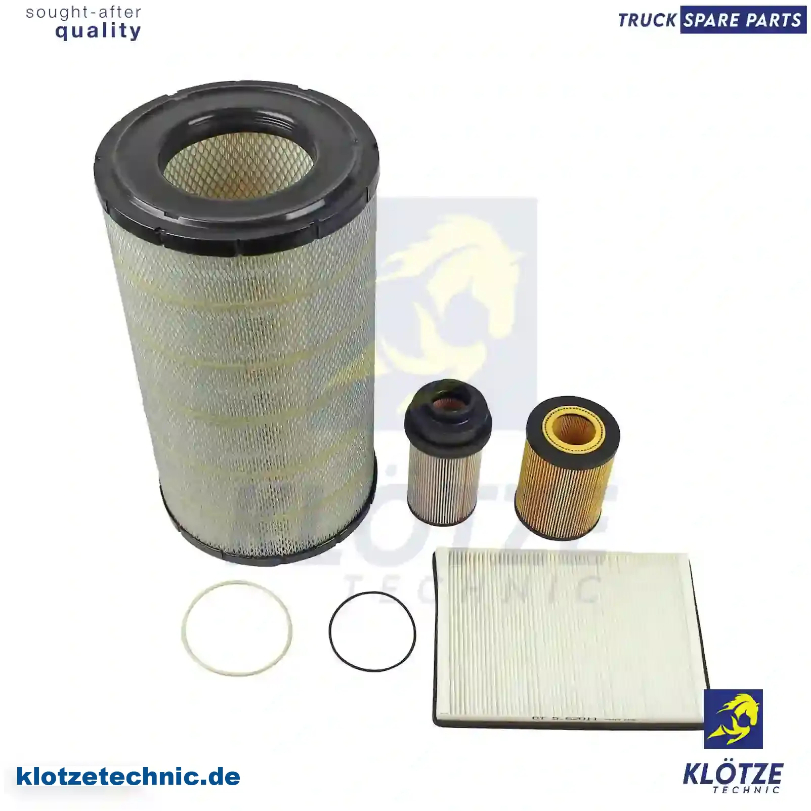 Service kit, 1864382 || Klötze Technic Spare Part | Engine, Accelerator Pedal, Camshaft, Connecting Rod, Crankcase, Crankshaft, Cylinder Head, Engine Suspension Mountings, Exhaust Manifold, Exhaust Gas Recirculation, Filter Kits, Flywheel Housing, General Overhaul Kits, Engine, Intake Manifold, Oil Cleaner, Oil Cooler, Oil Filter, Oil Pump, Oil Sump, Piston & Liner, Sensor & Switch, Timing Case, Turbocharger, Cooling System, Belt Tensioner, Coolant Filter, Coolant Pipe, Corrosion Prevention Agent, Drive, Expansion Tank, Fan, Intercooler, Monitors & Gauges, Radiator, Thermostat, V-Belt / Timing belt, Water Pump, Fuel System, Electronical Injector Unit, Feed Pump, Fuel Filter, cpl., Fuel Gauge Sender,  Fuel Line, Fuel Pump, Fuel Tank, Injection Line Kit, Injection Pump, Exhaust System, Clutch & Pedal, Gearbox, Propeller Shaft, Axles, Brake System, Hubs & Wheels, Suspension, Leaf Spring, Universal Parts / Accessories, Steering, Electrical System, Cabin