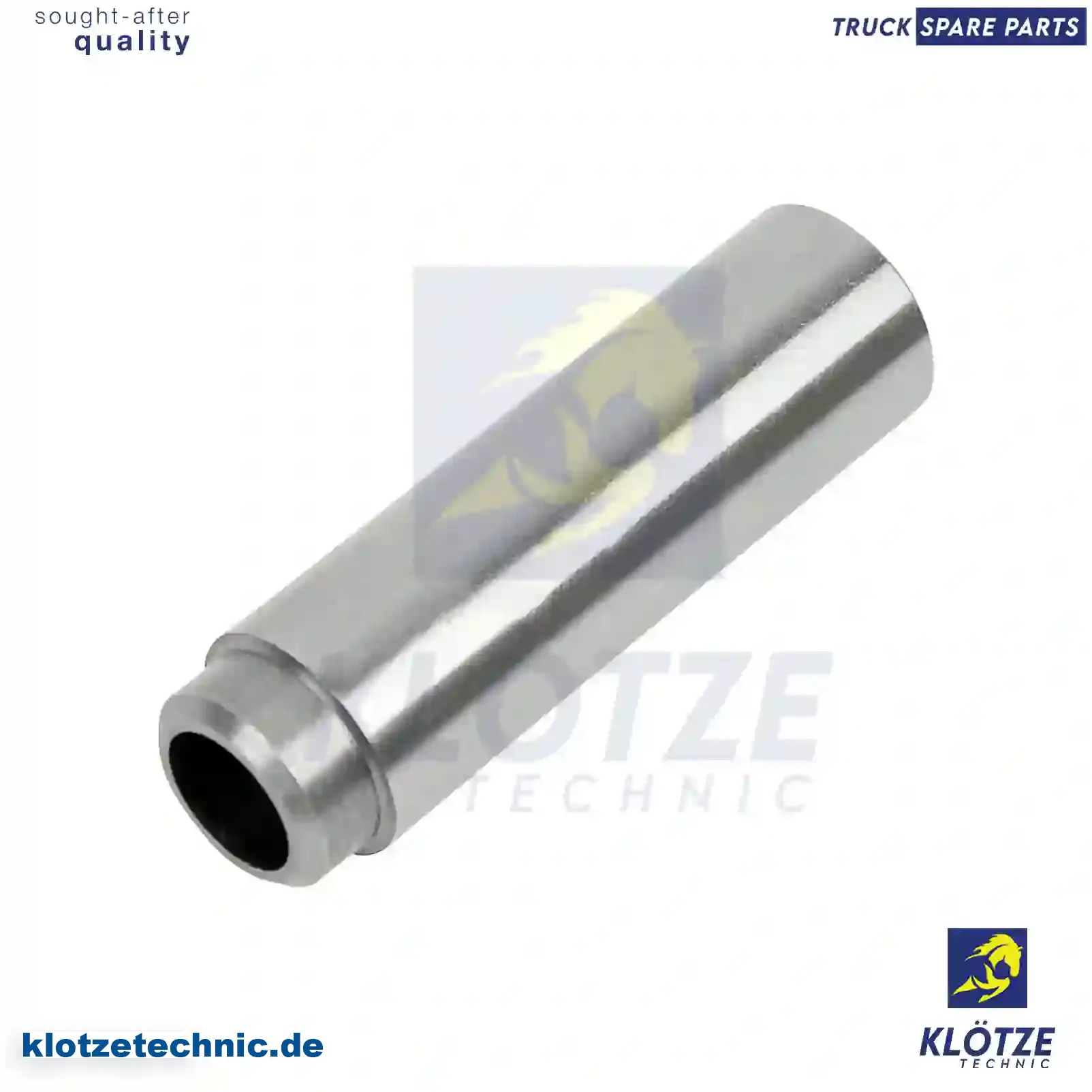 Valve guide, exhaust, 51032010098, 51032011046, 51032011053 || Klötze Technic Spare Part | Engine, Accelerator Pedal, Camshaft, Connecting Rod, Crankcase, Crankshaft, Cylinder Head, Engine Suspension Mountings, Exhaust Manifold, Exhaust Gas Recirculation, Filter Kits, Flywheel Housing, General Overhaul Kits, Engine, Intake Manifold, Oil Cleaner, Oil Cooler, Oil Filter, Oil Pump, Oil Sump, Piston & Liner, Sensor & Switch, Timing Case, Turbocharger, Cooling System, Belt Tensioner, Coolant Filter, Coolant Pipe, Corrosion Prevention Agent, Drive, Expansion Tank, Fan, Intercooler, Monitors & Gauges, Radiator, Thermostat, V-Belt / Timing belt, Water Pump, Fuel System, Electronical Injector Unit, Feed Pump, Fuel Filter, cpl., Fuel Gauge Sender,  Fuel Line, Fuel Pump, Fuel Tank, Injection Line Kit, Injection Pump, Exhaust System, Clutch & Pedal, Gearbox, Propeller Shaft, Axles, Brake System, Hubs & Wheels, Suspension, Leaf Spring, Universal Parts / Accessories, Steering, Electrical System, Cabin