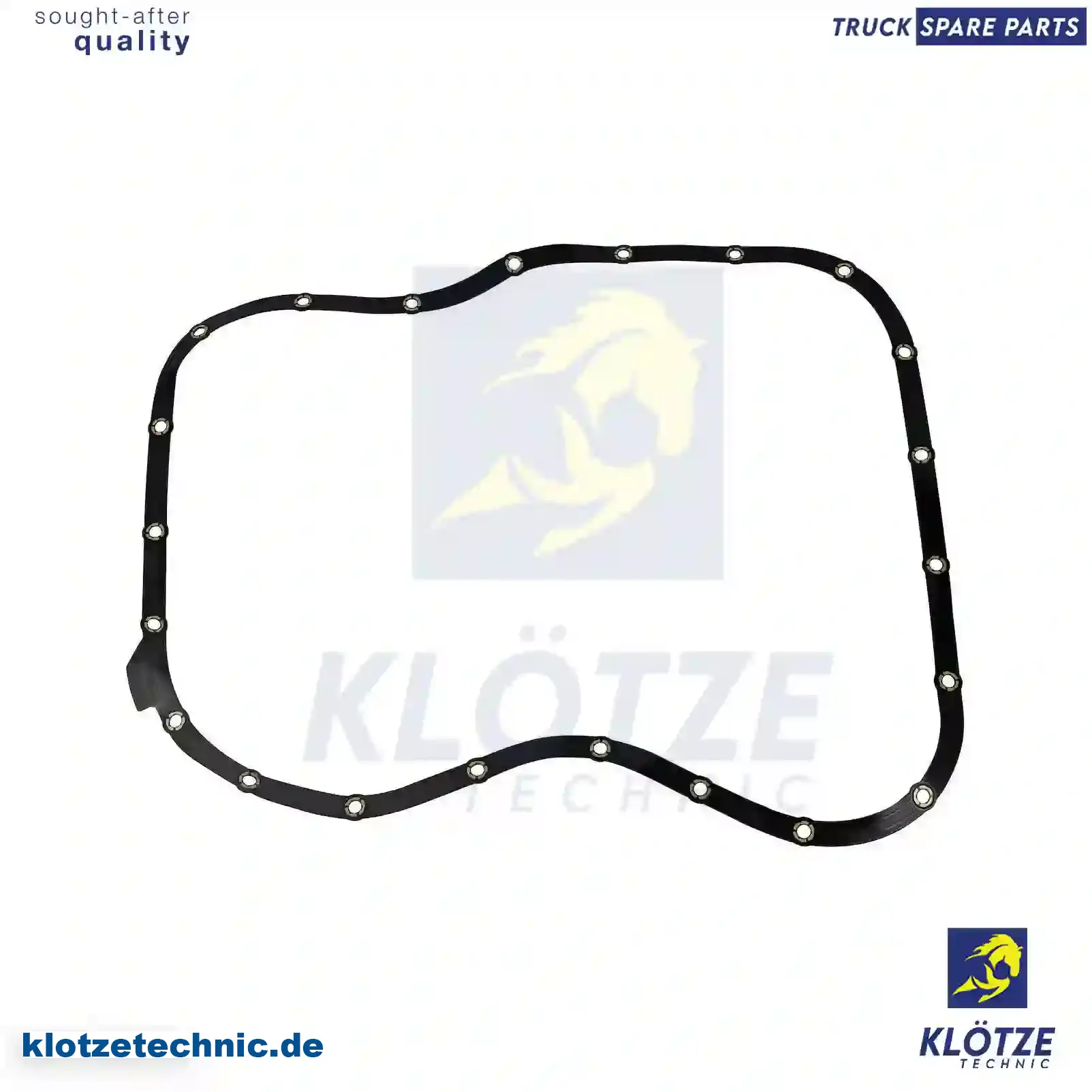 Oil sump gasket, 5010450772 || Klötze Technic Spare Part | Engine, Accelerator Pedal, Camshaft, Connecting Rod, Crankcase, Crankshaft, Cylinder Head, Engine Suspension Mountings, Exhaust Manifold, Exhaust Gas Recirculation, Filter Kits, Flywheel Housing, General Overhaul Kits, Engine, Intake Manifold, Oil Cleaner, Oil Cooler, Oil Filter, Oil Pump, Oil Sump, Piston & Liner, Sensor & Switch, Timing Case, Turbocharger, Cooling System, Belt Tensioner, Coolant Filter, Coolant Pipe, Corrosion Prevention Agent, Drive, Expansion Tank, Fan, Intercooler, Monitors & Gauges, Radiator, Thermostat, V-Belt / Timing belt, Water Pump, Fuel System, Electronical Injector Unit, Feed Pump, Fuel Filter, cpl., Fuel Gauge Sender,  Fuel Line, Fuel Pump, Fuel Tank, Injection Line Kit, Injection Pump, Exhaust System, Clutch & Pedal, Gearbox, Propeller Shaft, Axles, Brake System, Hubs & Wheels, Suspension, Leaf Spring, Universal Parts / Accessories, Steering, Electrical System, Cabin