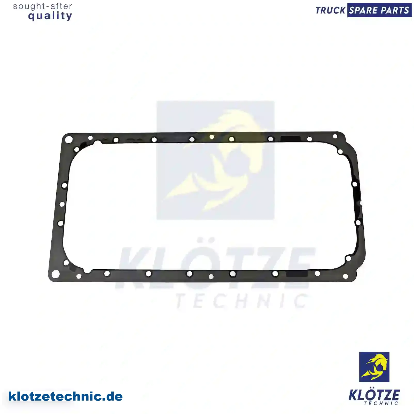 Oil sump gasket, 5010450945 || Klötze Technic Spare Part | Engine, Accelerator Pedal, Camshaft, Connecting Rod, Crankcase, Crankshaft, Cylinder Head, Engine Suspension Mountings, Exhaust Manifold, Exhaust Gas Recirculation, Filter Kits, Flywheel Housing, General Overhaul Kits, Engine, Intake Manifold, Oil Cleaner, Oil Cooler, Oil Filter, Oil Pump, Oil Sump, Piston & Liner, Sensor & Switch, Timing Case, Turbocharger, Cooling System, Belt Tensioner, Coolant Filter, Coolant Pipe, Corrosion Prevention Agent, Drive, Expansion Tank, Fan, Intercooler, Monitors & Gauges, Radiator, Thermostat, V-Belt / Timing belt, Water Pump, Fuel System, Electronical Injector Unit, Feed Pump, Fuel Filter, cpl., Fuel Gauge Sender,  Fuel Line, Fuel Pump, Fuel Tank, Injection Line Kit, Injection Pump, Exhaust System, Clutch & Pedal, Gearbox, Propeller Shaft, Axles, Brake System, Hubs & Wheels, Suspension, Leaf Spring, Universal Parts / Accessories, Steering, Electrical System, Cabin