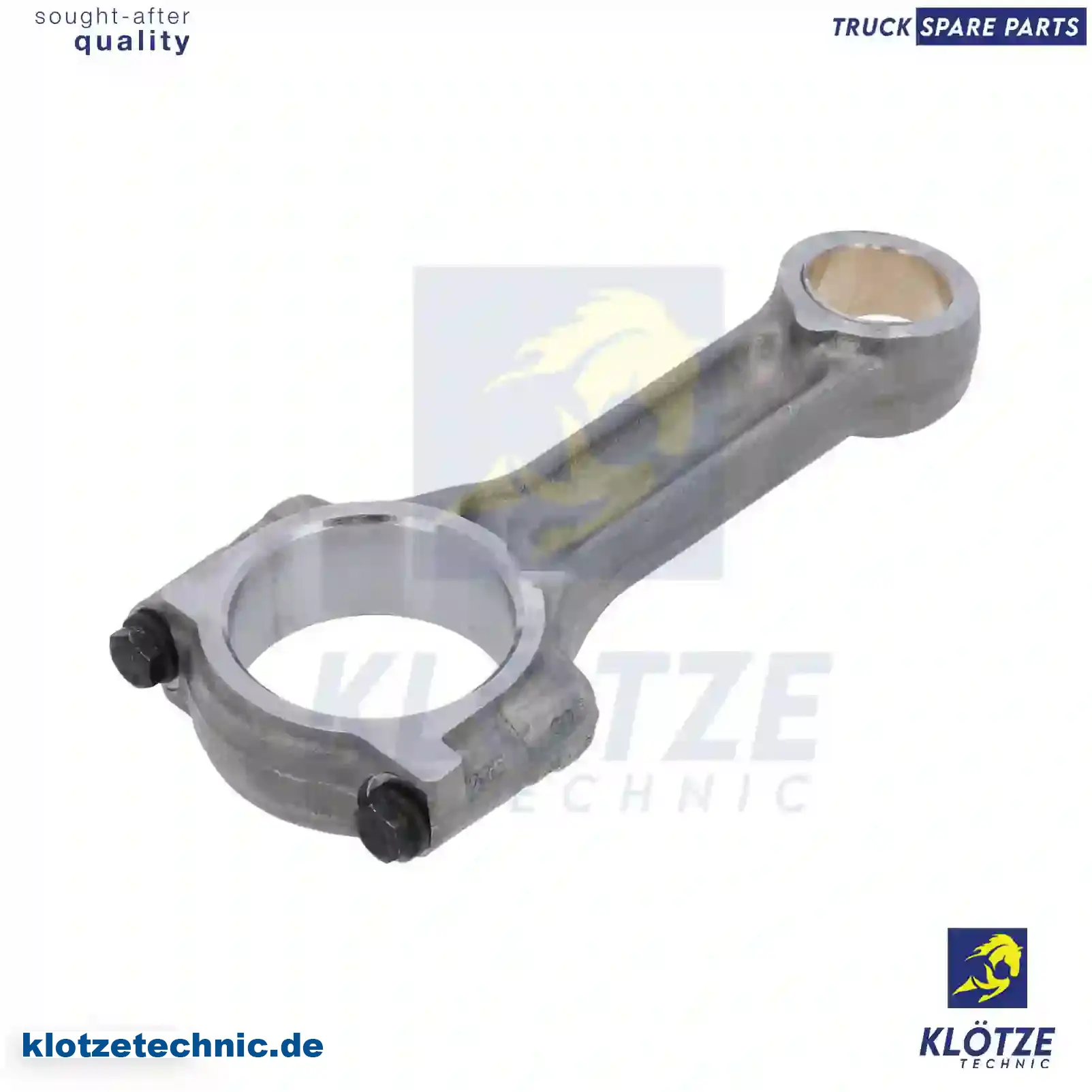 Connecting rod, 7701476250 || Klötze Technic Spare Part | Engine, Accelerator Pedal, Camshaft, Connecting Rod, Crankcase, Crankshaft, Cylinder Head, Engine Suspension Mountings, Exhaust Manifold, Exhaust Gas Recirculation, Filter Kits, Flywheel Housing, General Overhaul Kits, Engine, Intake Manifold, Oil Cleaner, Oil Cooler, Oil Filter, Oil Pump, Oil Sump, Piston & Liner, Sensor & Switch, Timing Case, Turbocharger, Cooling System, Belt Tensioner, Coolant Filter, Coolant Pipe, Corrosion Prevention Agent, Drive, Expansion Tank, Fan, Intercooler, Monitors & Gauges, Radiator, Thermostat, V-Belt / Timing belt, Water Pump, Fuel System, Electronical Injector Unit, Feed Pump, Fuel Filter, cpl., Fuel Gauge Sender,  Fuel Line, Fuel Pump, Fuel Tank, Injection Line Kit, Injection Pump, Exhaust System, Clutch & Pedal, Gearbox, Propeller Shaft, Axles, Brake System, Hubs & Wheels, Suspension, Leaf Spring, Universal Parts / Accessories, Steering, Electrical System, Cabin