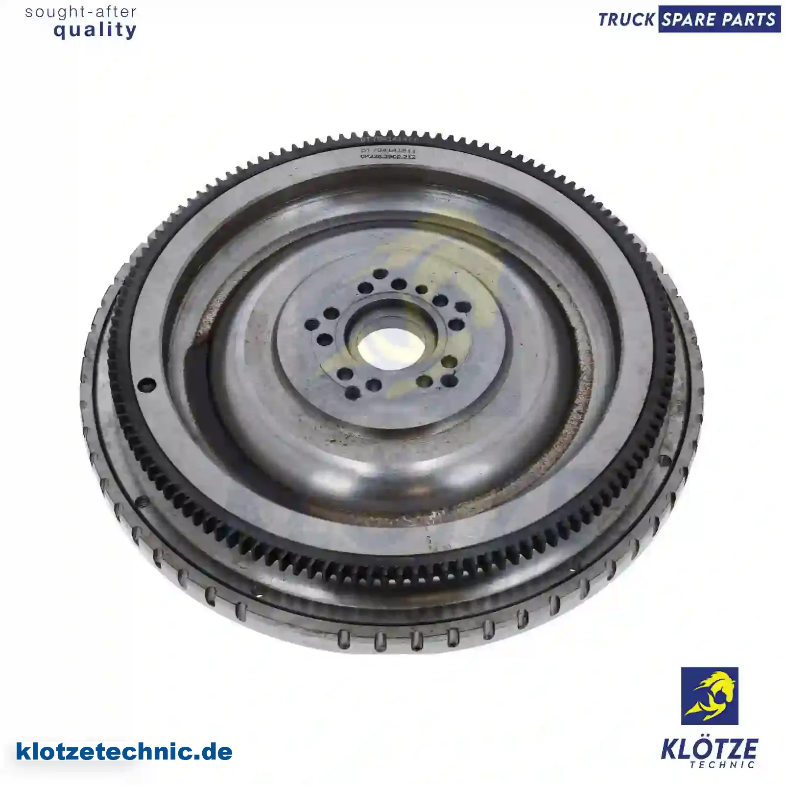 Flywheel, 7420790229, 20790229, ZG30422-0008 || Klötze Technic Spare Part | Engine, Accelerator Pedal, Camshaft, Connecting Rod, Crankcase, Crankshaft, Cylinder Head, Engine Suspension Mountings, Exhaust Manifold, Exhaust Gas Recirculation, Filter Kits, Flywheel Housing, General Overhaul Kits, Engine, Intake Manifold, Oil Cleaner, Oil Cooler, Oil Filter, Oil Pump, Oil Sump, Piston & Liner, Sensor & Switch, Timing Case, Turbocharger, Cooling System, Belt Tensioner, Coolant Filter, Coolant Pipe, Corrosion Prevention Agent, Drive, Expansion Tank, Fan, Intercooler, Monitors & Gauges, Radiator, Thermostat, V-Belt / Timing belt, Water Pump, Fuel System, Electronical Injector Unit, Feed Pump, Fuel Filter, cpl., Fuel Gauge Sender,  Fuel Line, Fuel Pump, Fuel Tank, Injection Line Kit, Injection Pump, Exhaust System, Clutch & Pedal, Gearbox, Propeller Shaft, Axles, Brake System, Hubs & Wheels, Suspension, Leaf Spring, Universal Parts / Accessories, Steering, Electrical System, Cabin